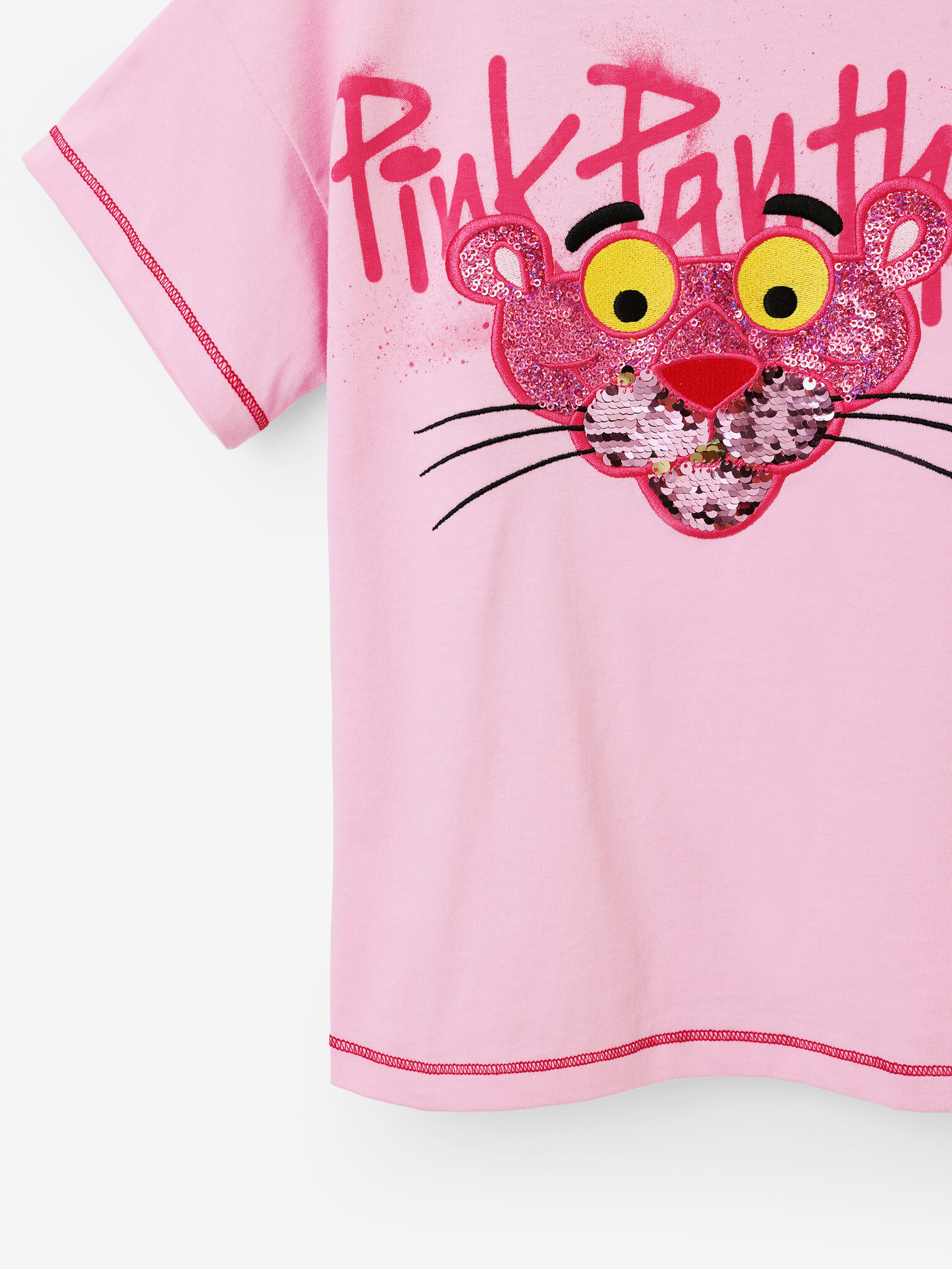 Desigual Pink Panther Majica otroška Roza - Pepit.si