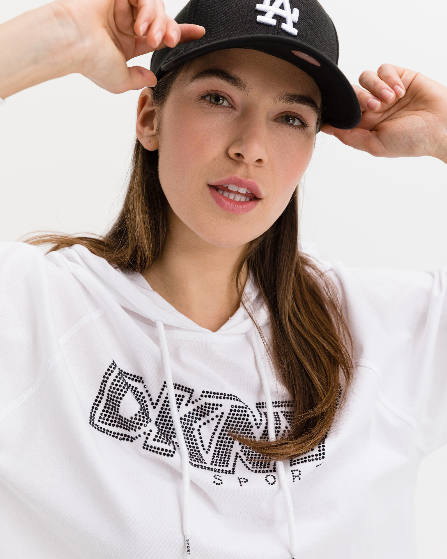 DKNY Raglan Pulover Bela - Pepit.si