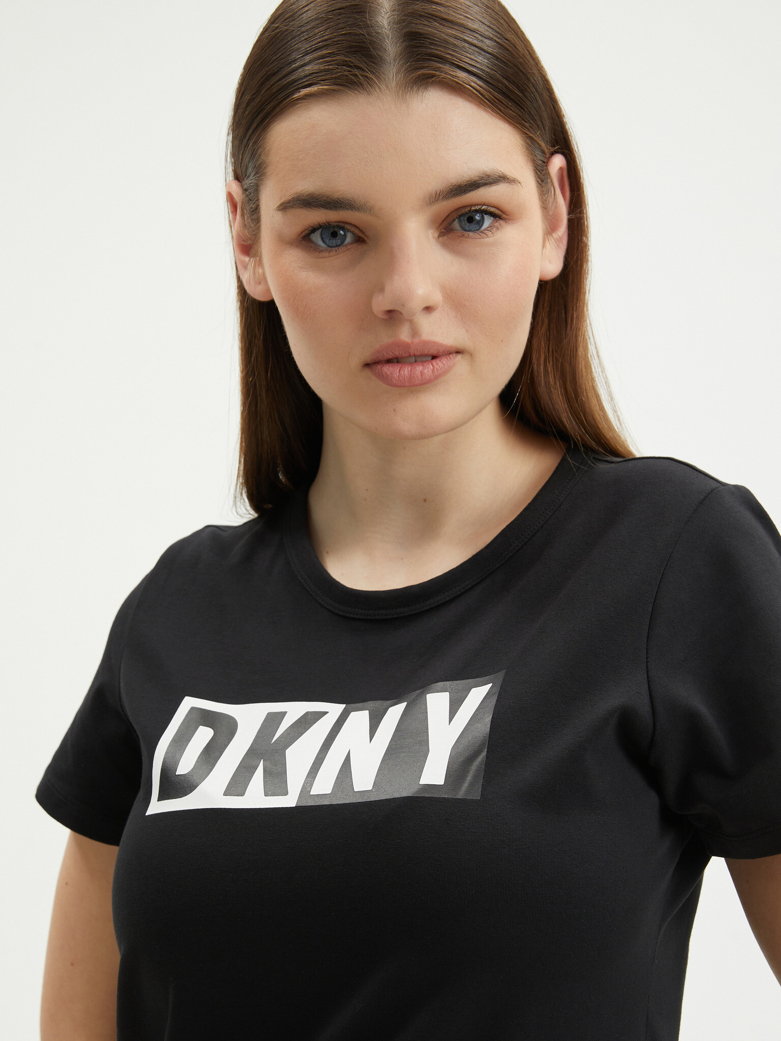 DKNY Two Tone Obleka Črna - Pepit.si