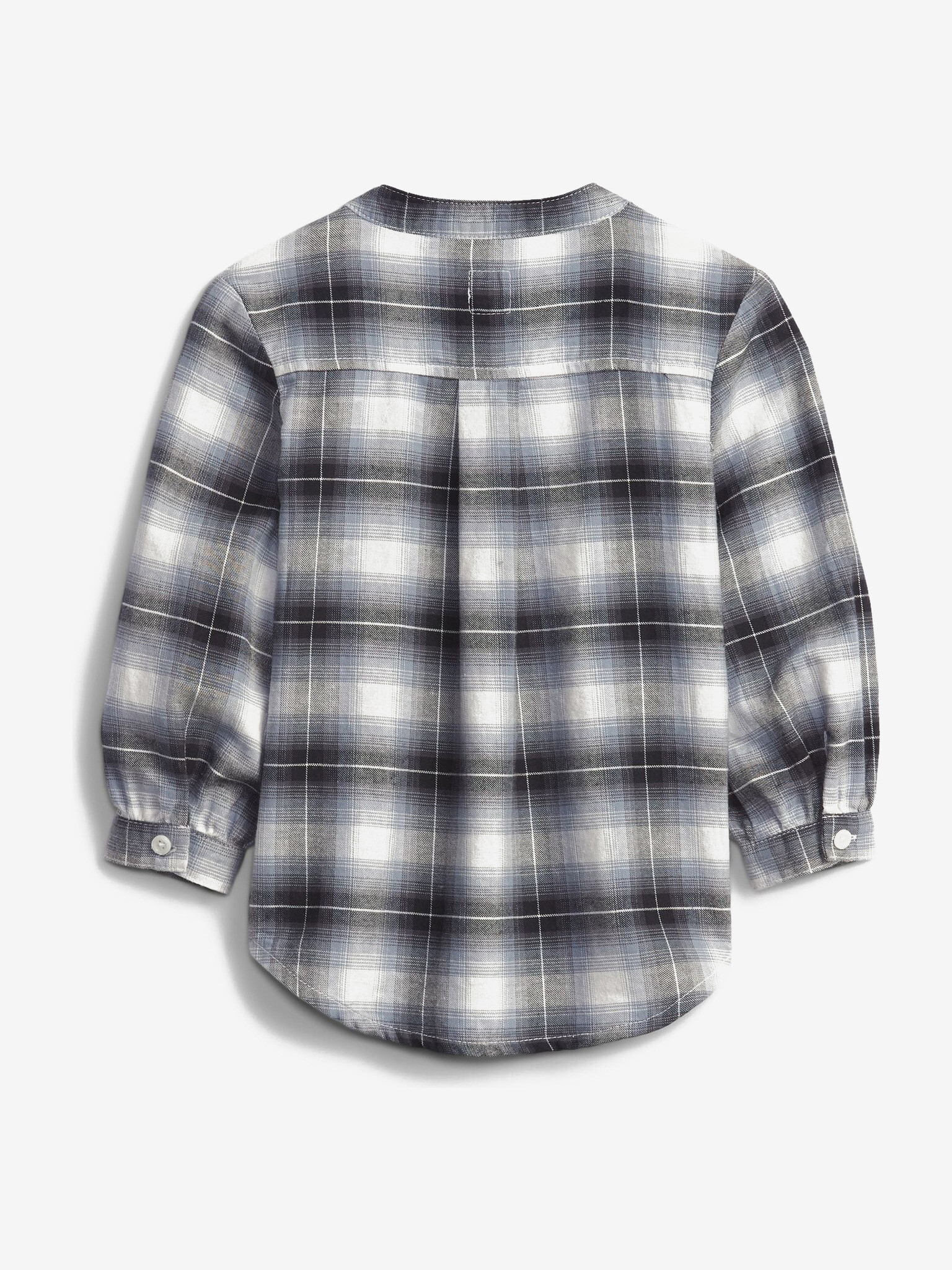 GAP Oversize Flannel otroška srajca Siva - Pepit.si