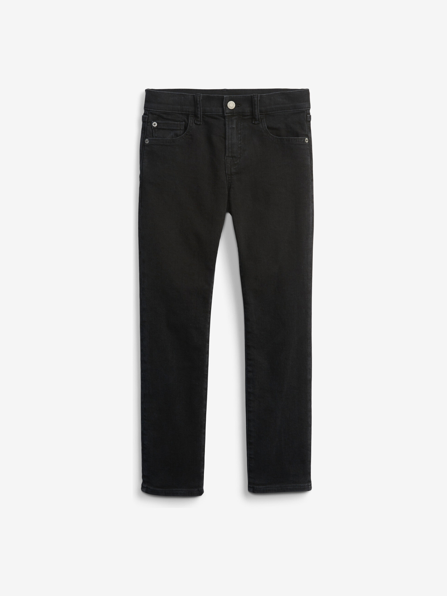 GAP Soft Wear Slim Straight Jeans otroške Črna - Pepit.si