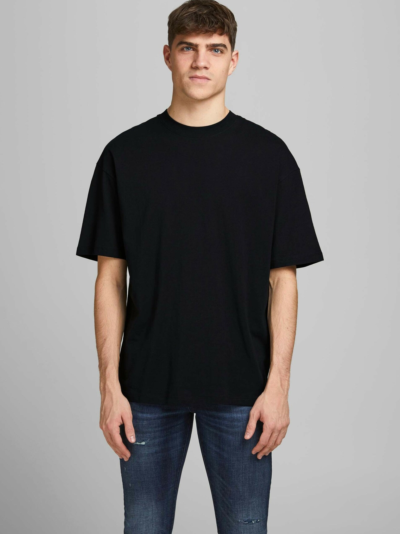 Jack & Jones Brink Tee Majica Črna - Pepit.si