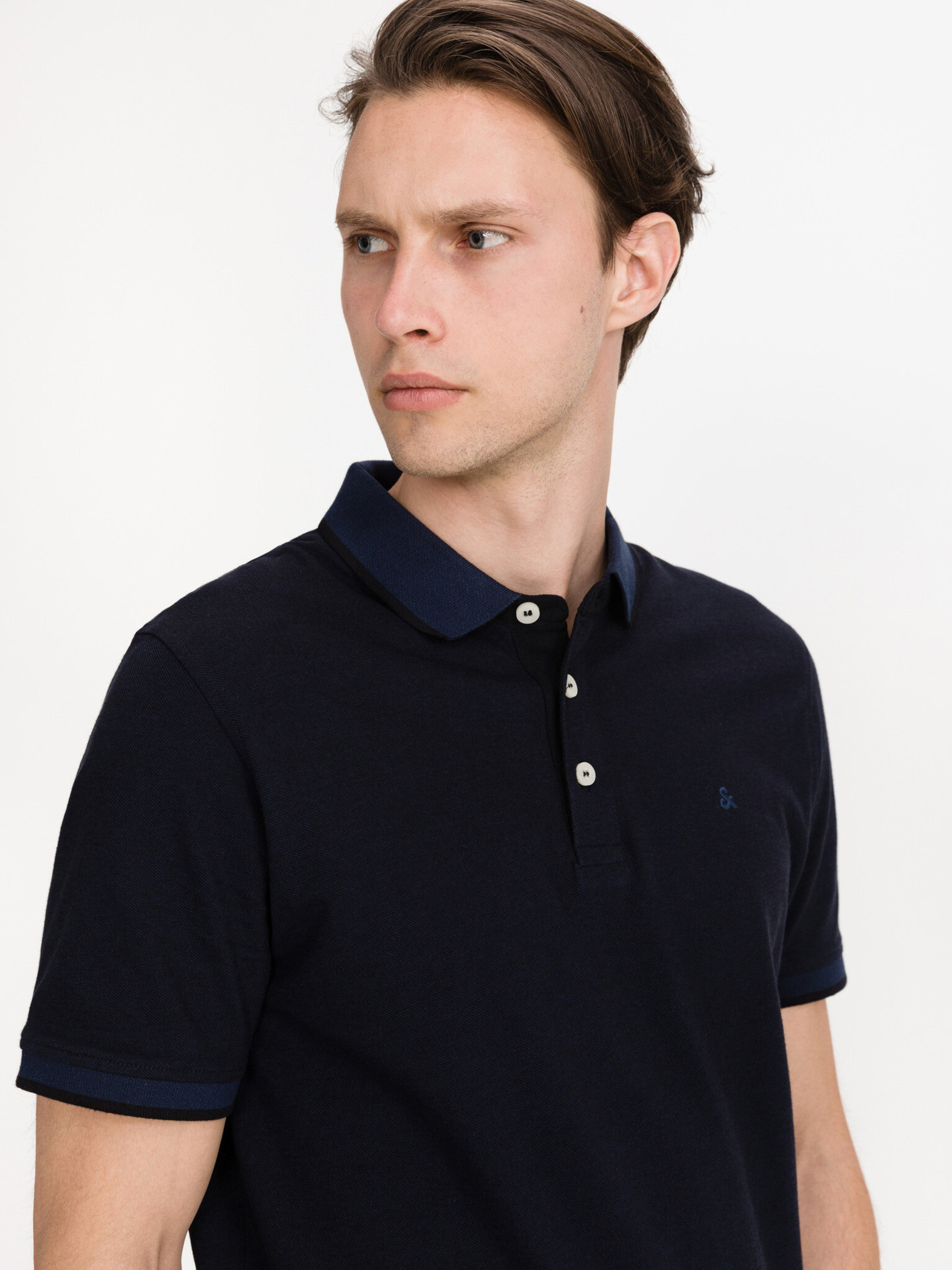 Jack & Jones Paulos Polo majica Modra - Pepit.si