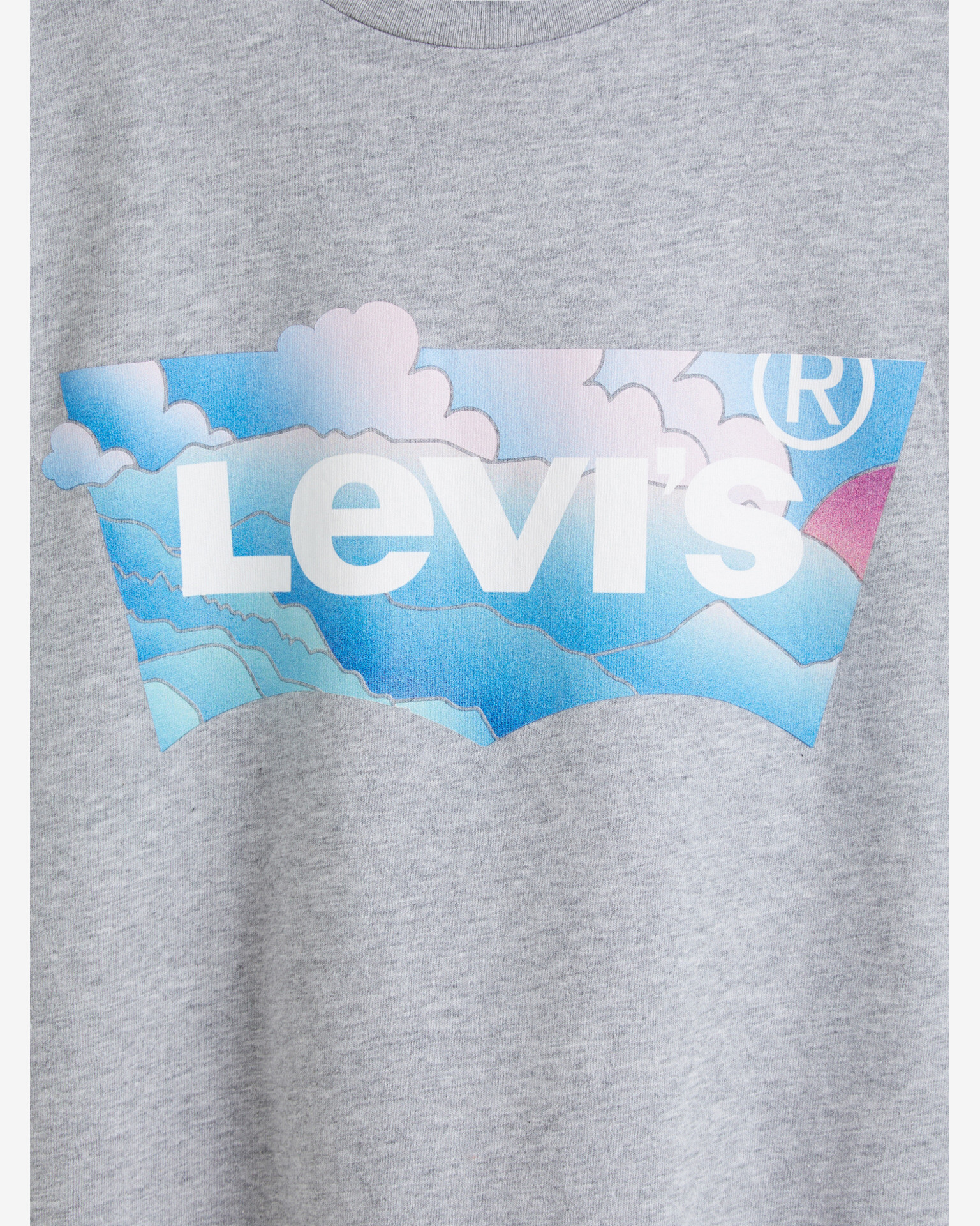 Levi's® Graphic Jordie Majica Siva - Pepit.si