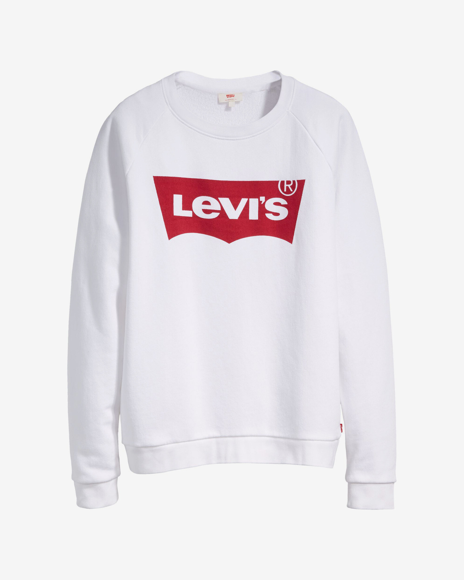 Levi's® Graphic Standard Crew Pulover Bela - Pepit.si