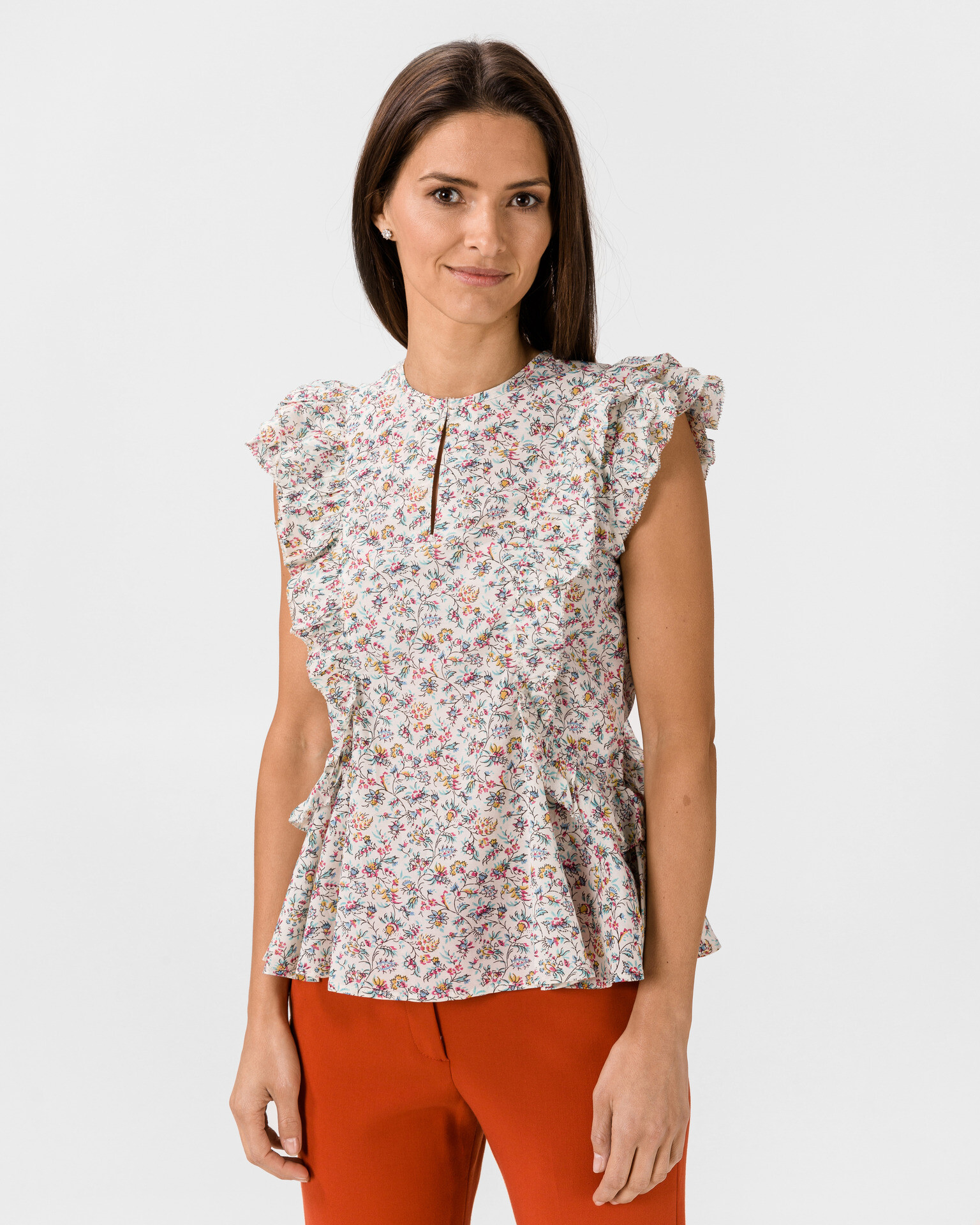 Pepe Jeans Ophelia Bluza Bela Bež - Pepit.si