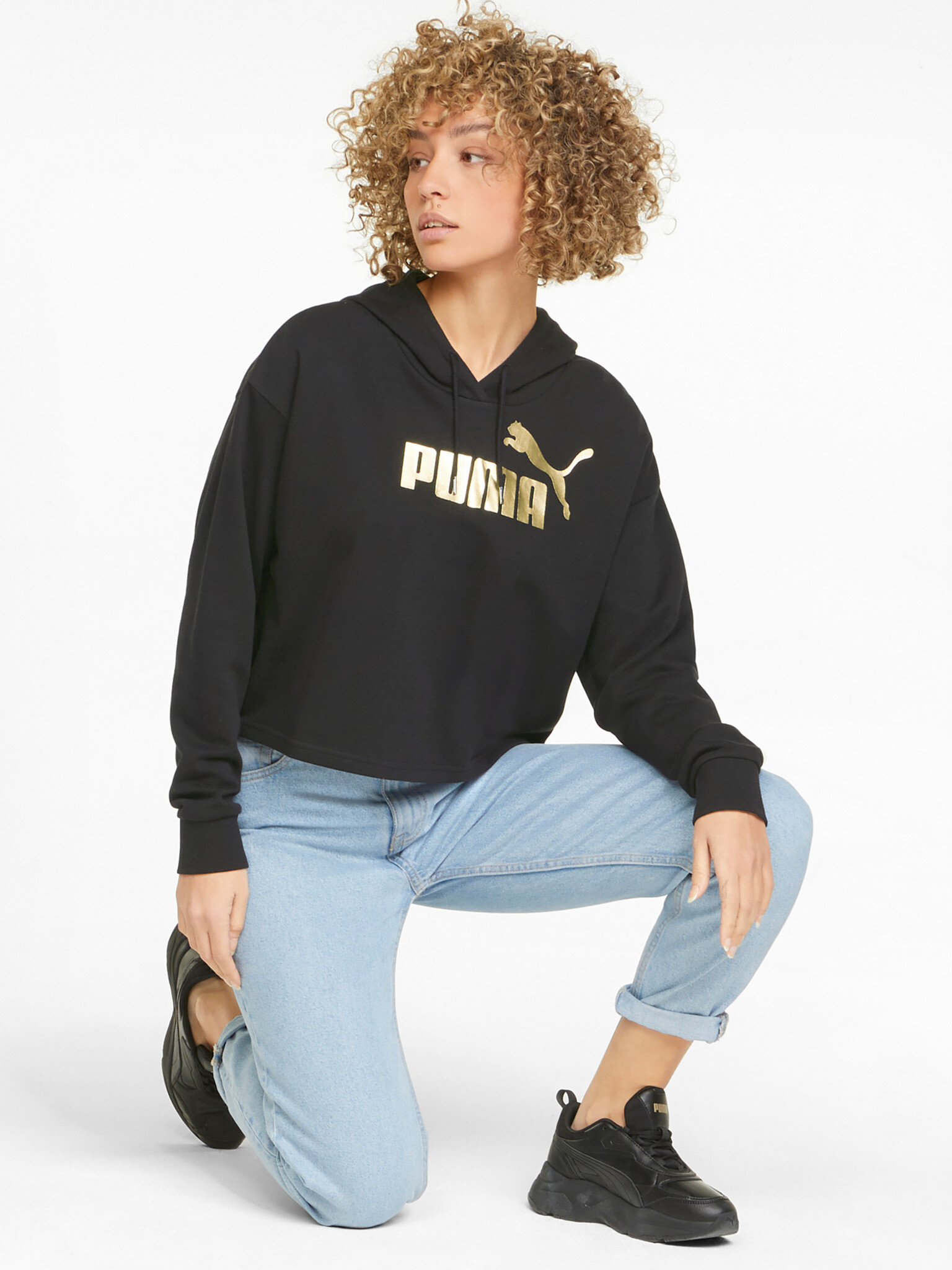 Puma Pulover Črna - Pepit.si