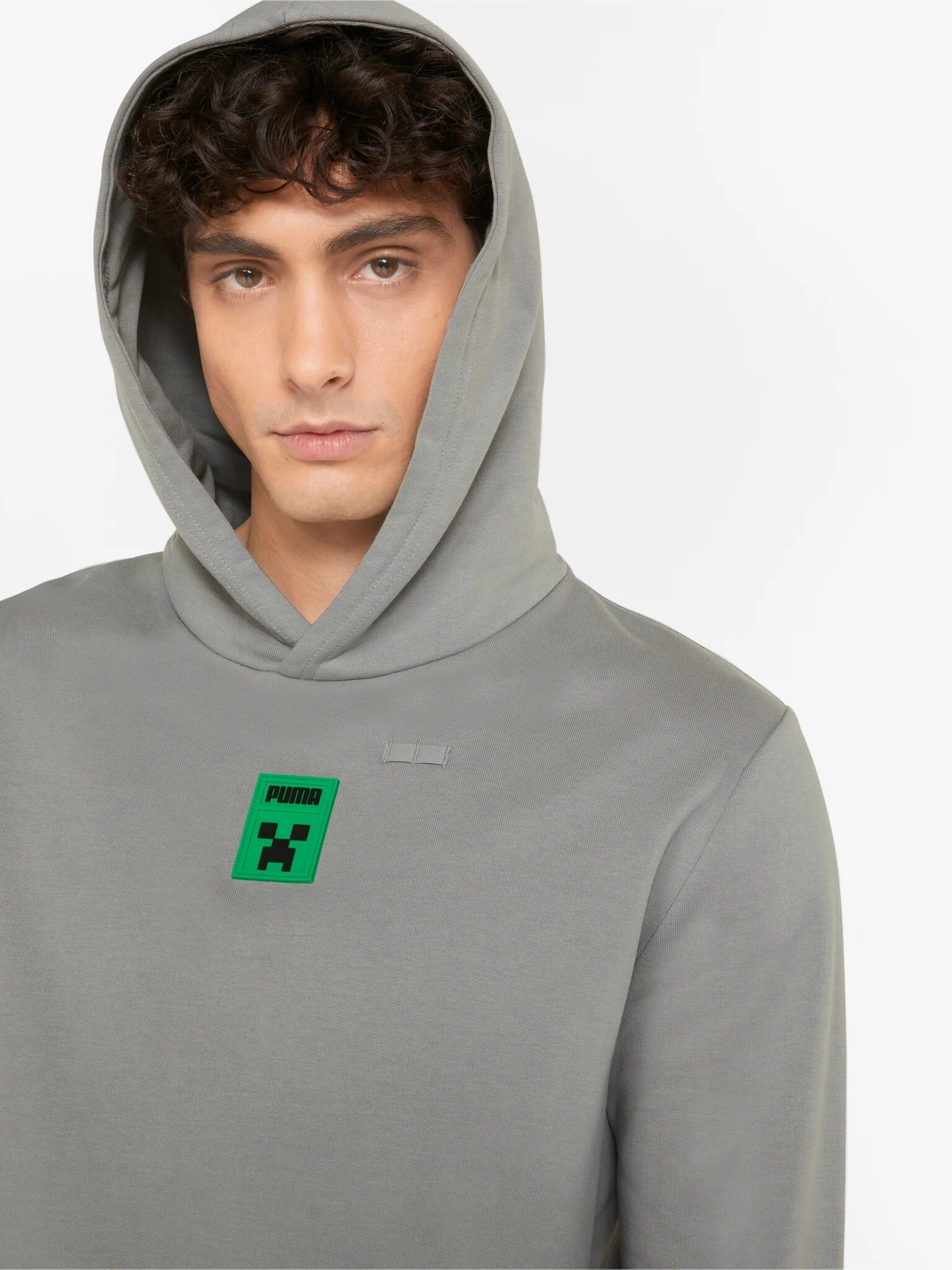 Puma x Minecraft Pulover Siva - Pepit.si