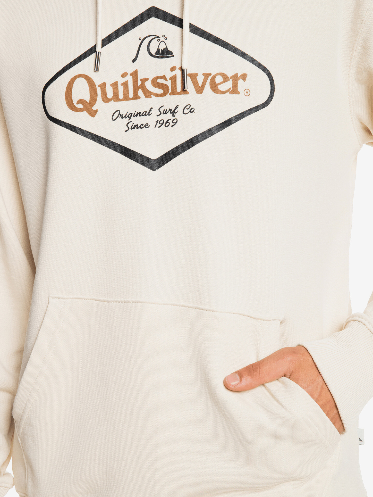 Quiksilver Stiritup Pulover Bela - Pepit.si