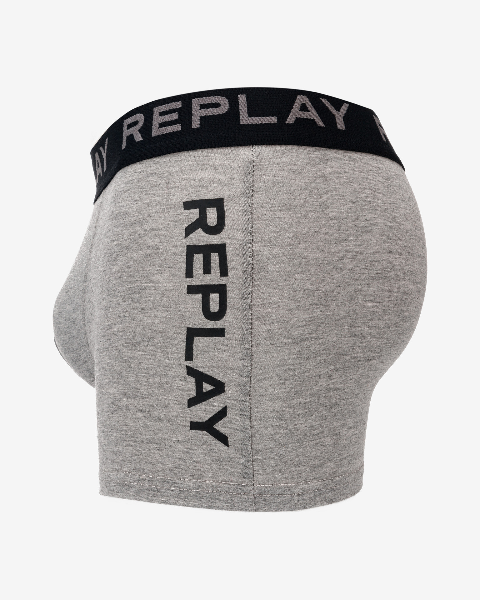 Replay 2-pack Oprijete boksarice Črna Siva - Pepit.si