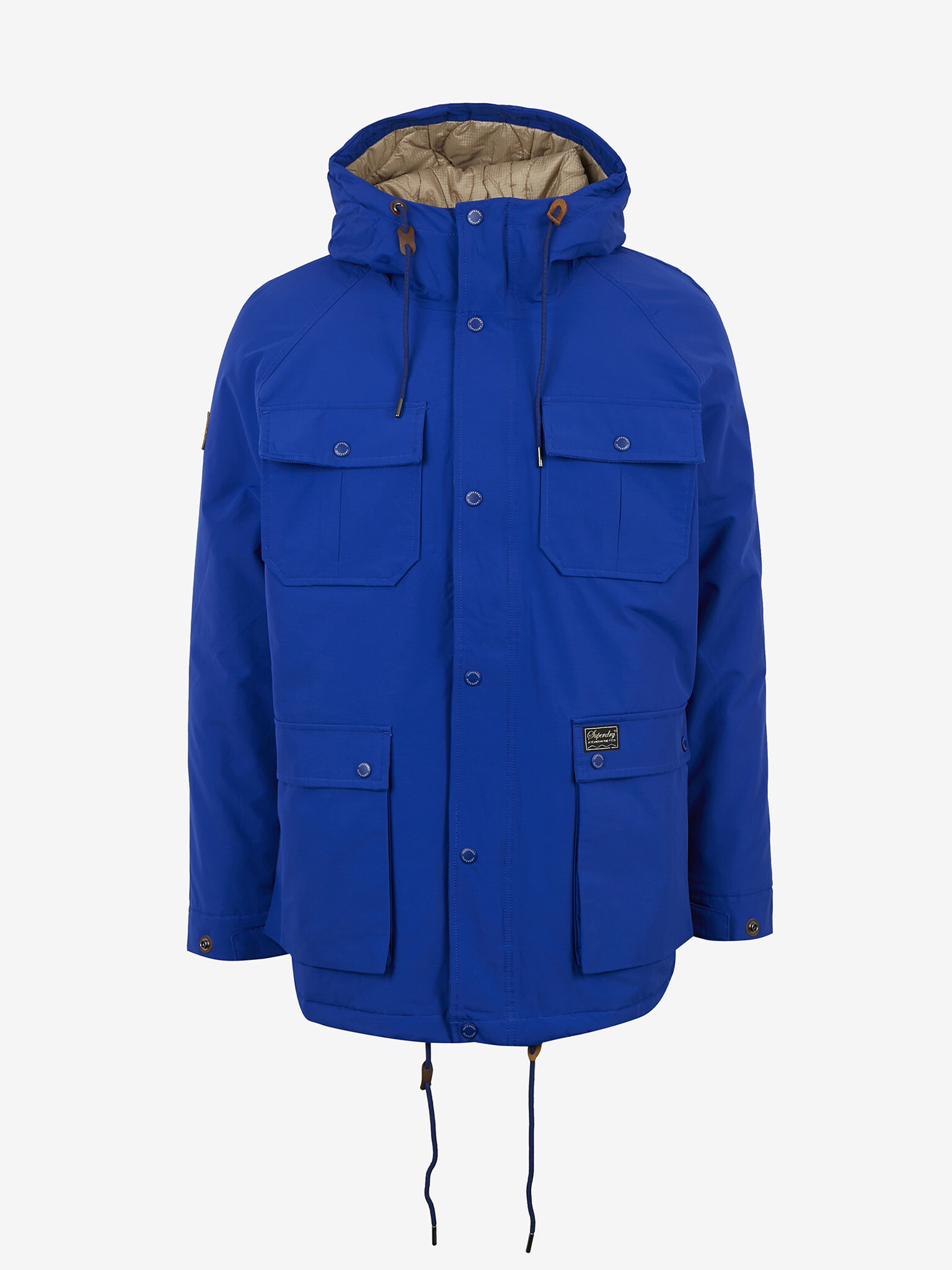 SuperDry Mountain Padded Parka Modra - Pepit.si