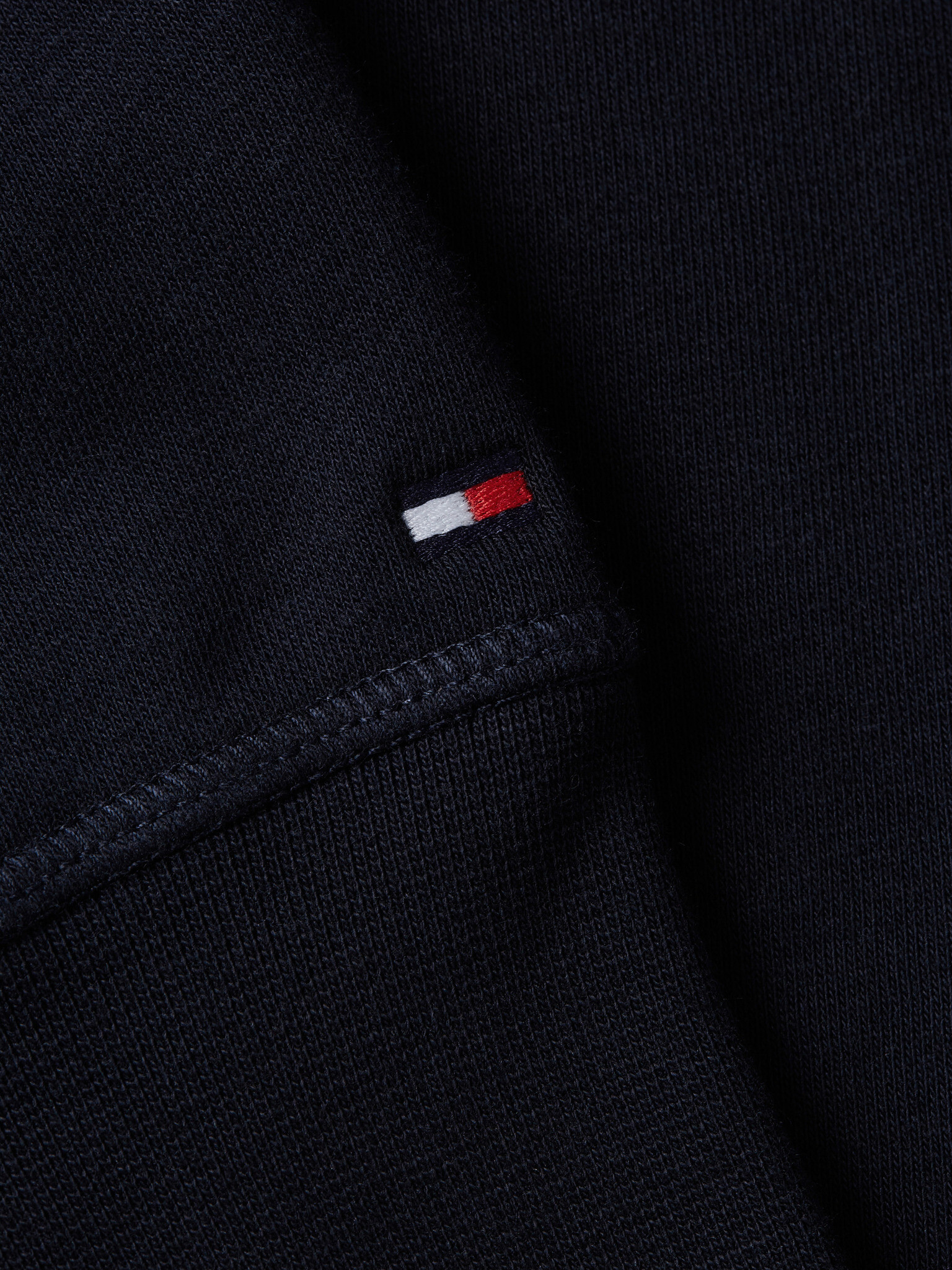 Tommy Hilfiger Arched Crew Pulover Modra - Pepit.si