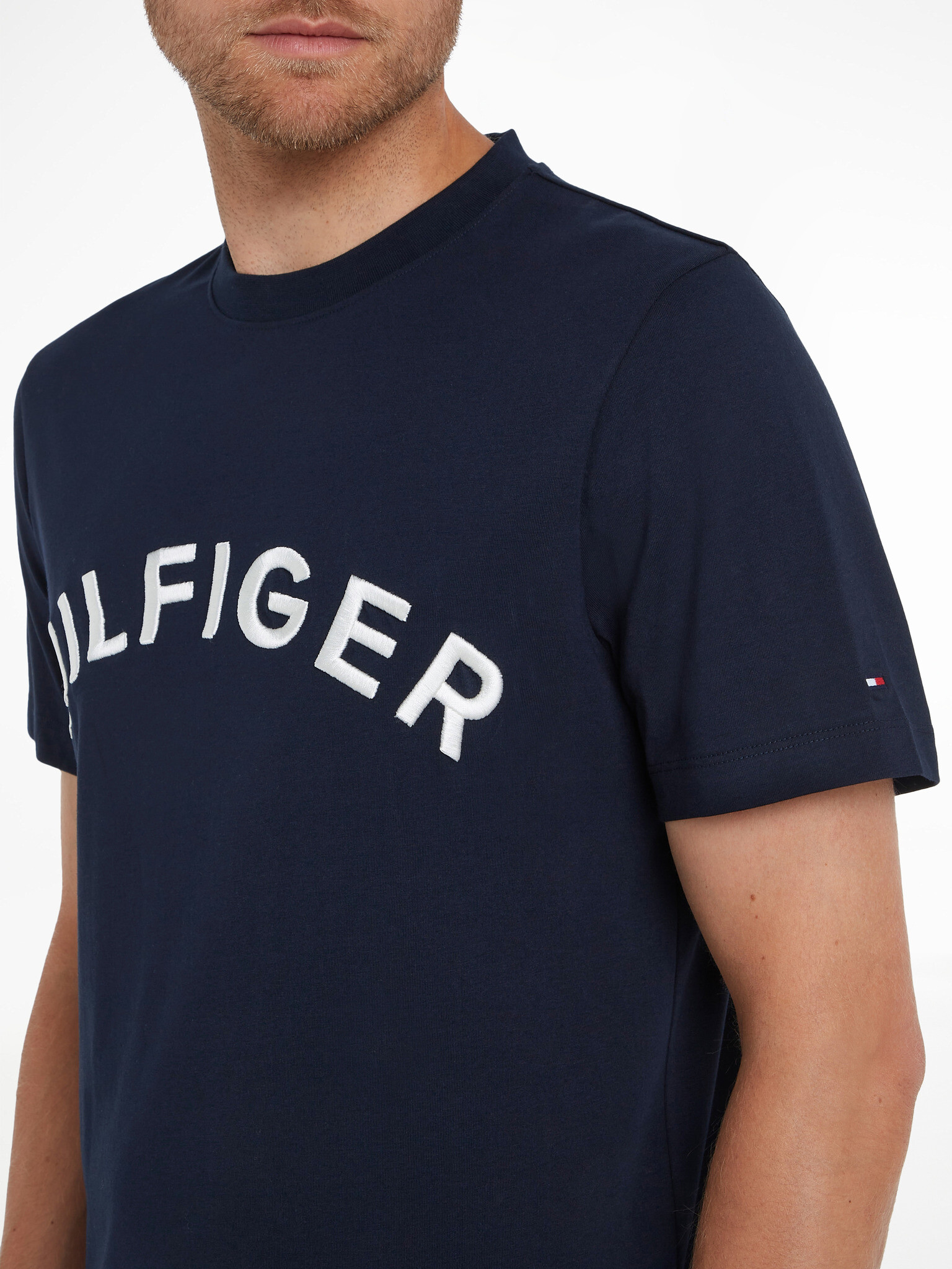 Tommy Hilfiger Arched Majica Modra - Pepit.si