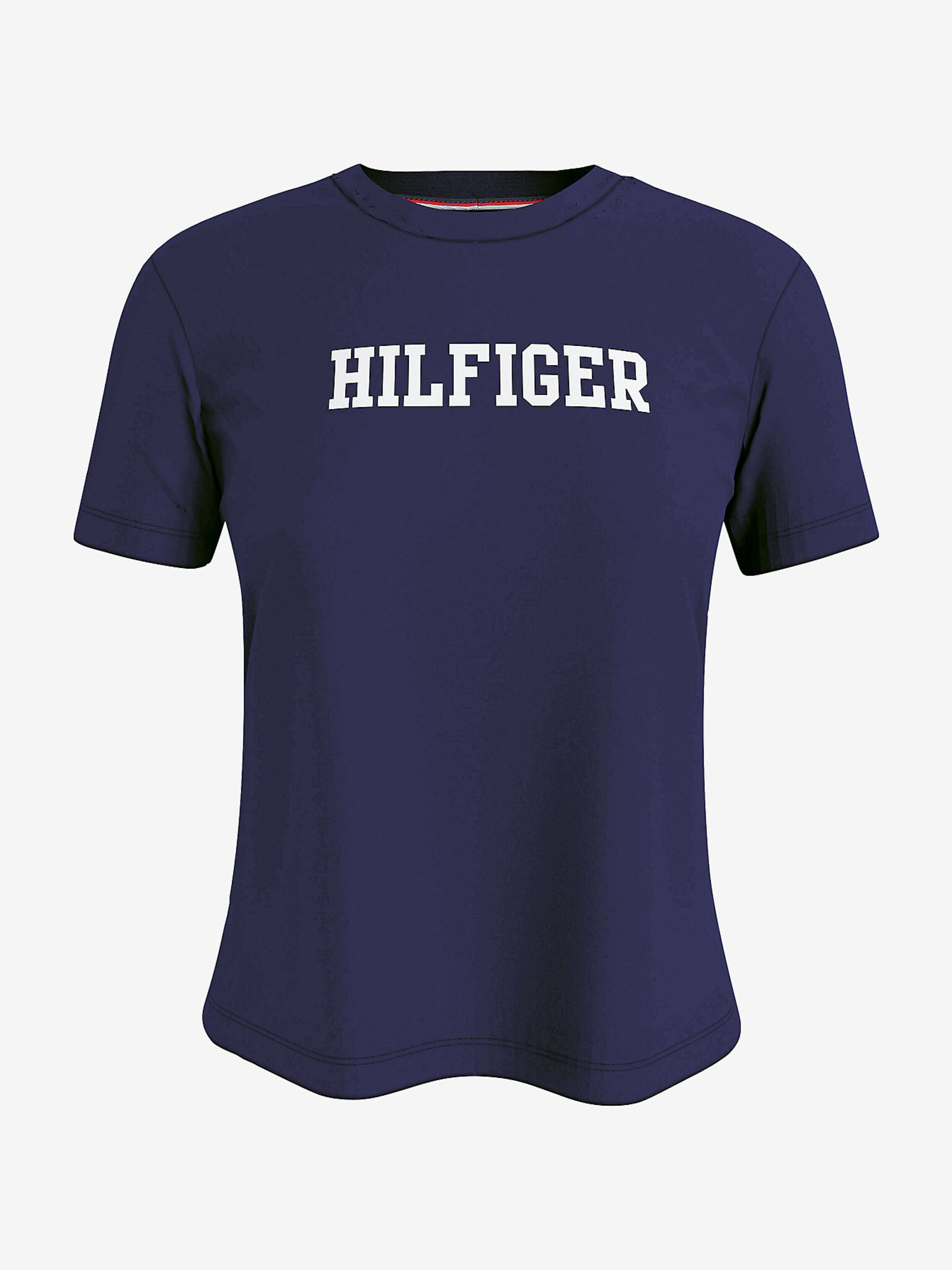 Tommy Hilfiger Lounge Organic Cotton Majica na spanje Modra - Pepit.si