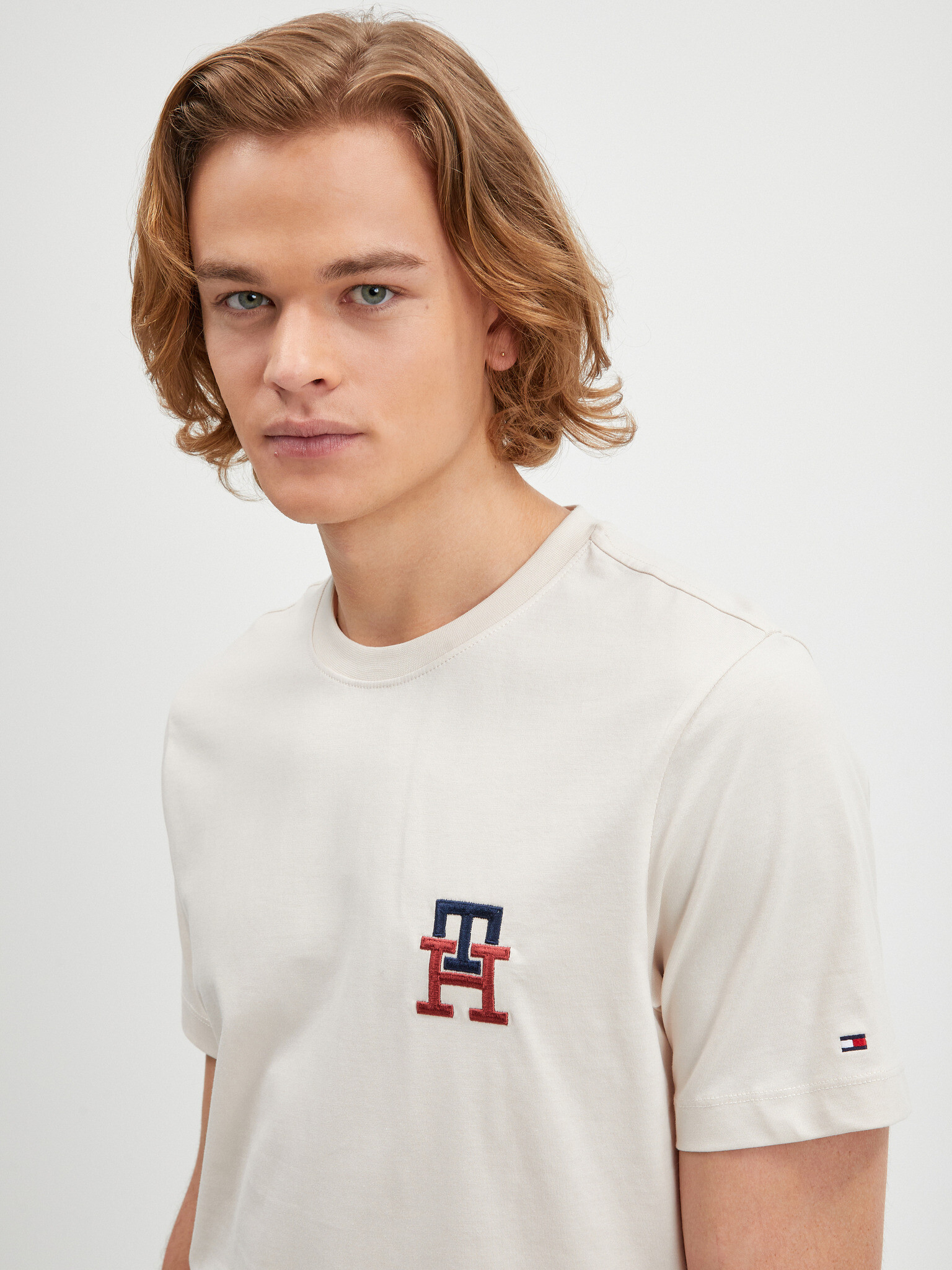 Tommy Hilfiger Majica Bež - Pepit.si