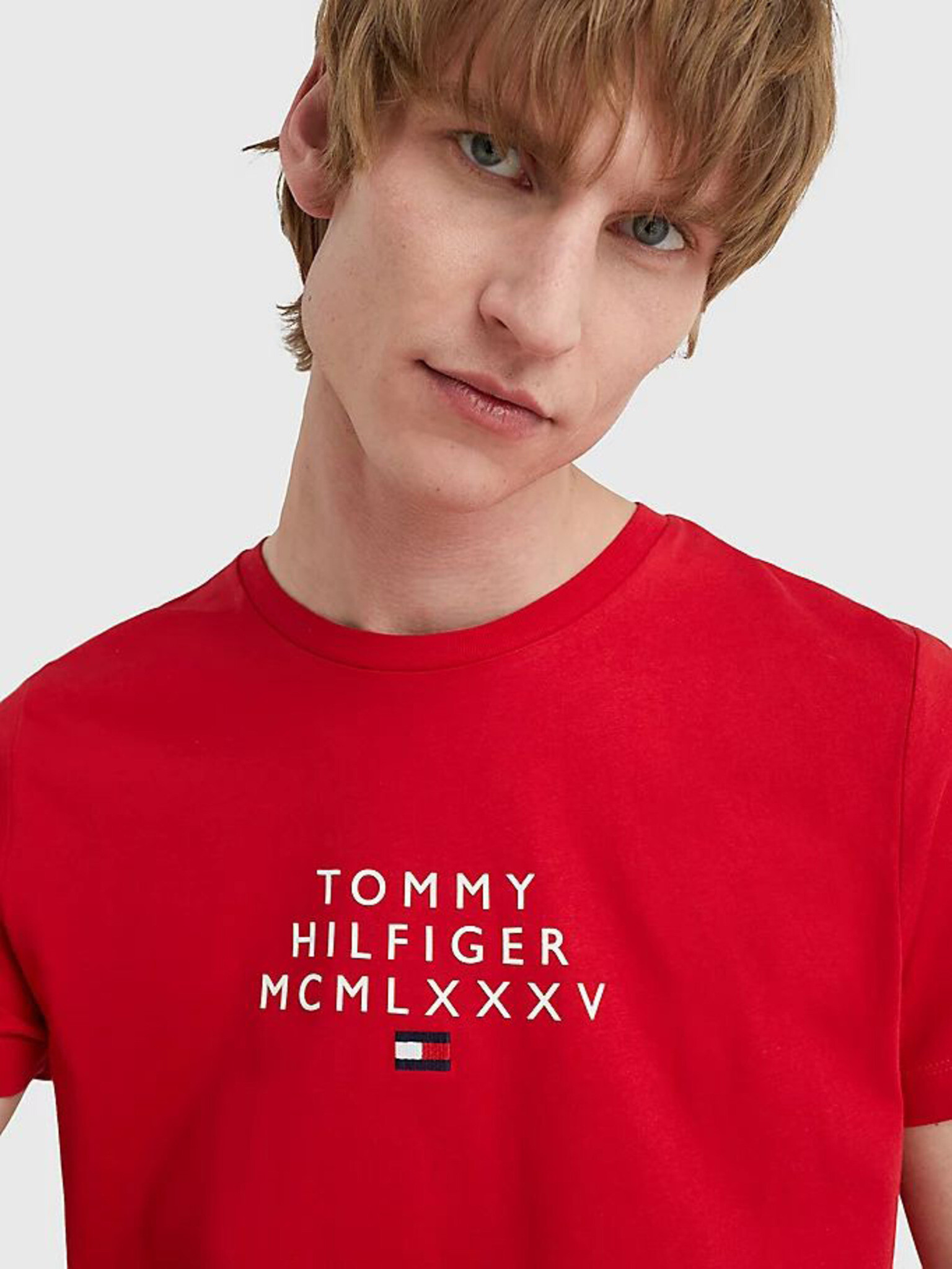 Tommy Hilfiger Majica Rdeča - Pepit.si