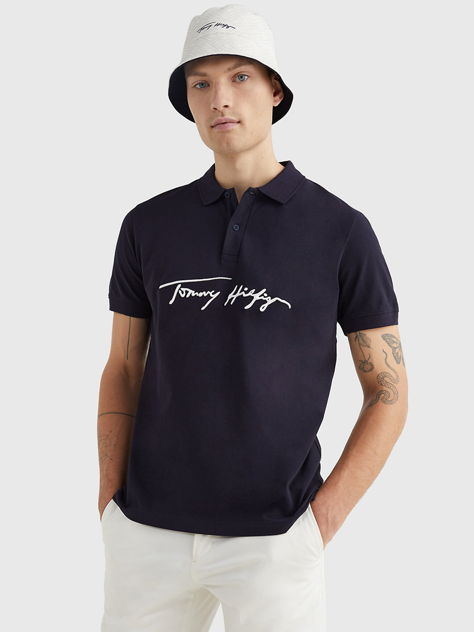 Tommy Hilfiger Polo majica Modra - Pepit.si