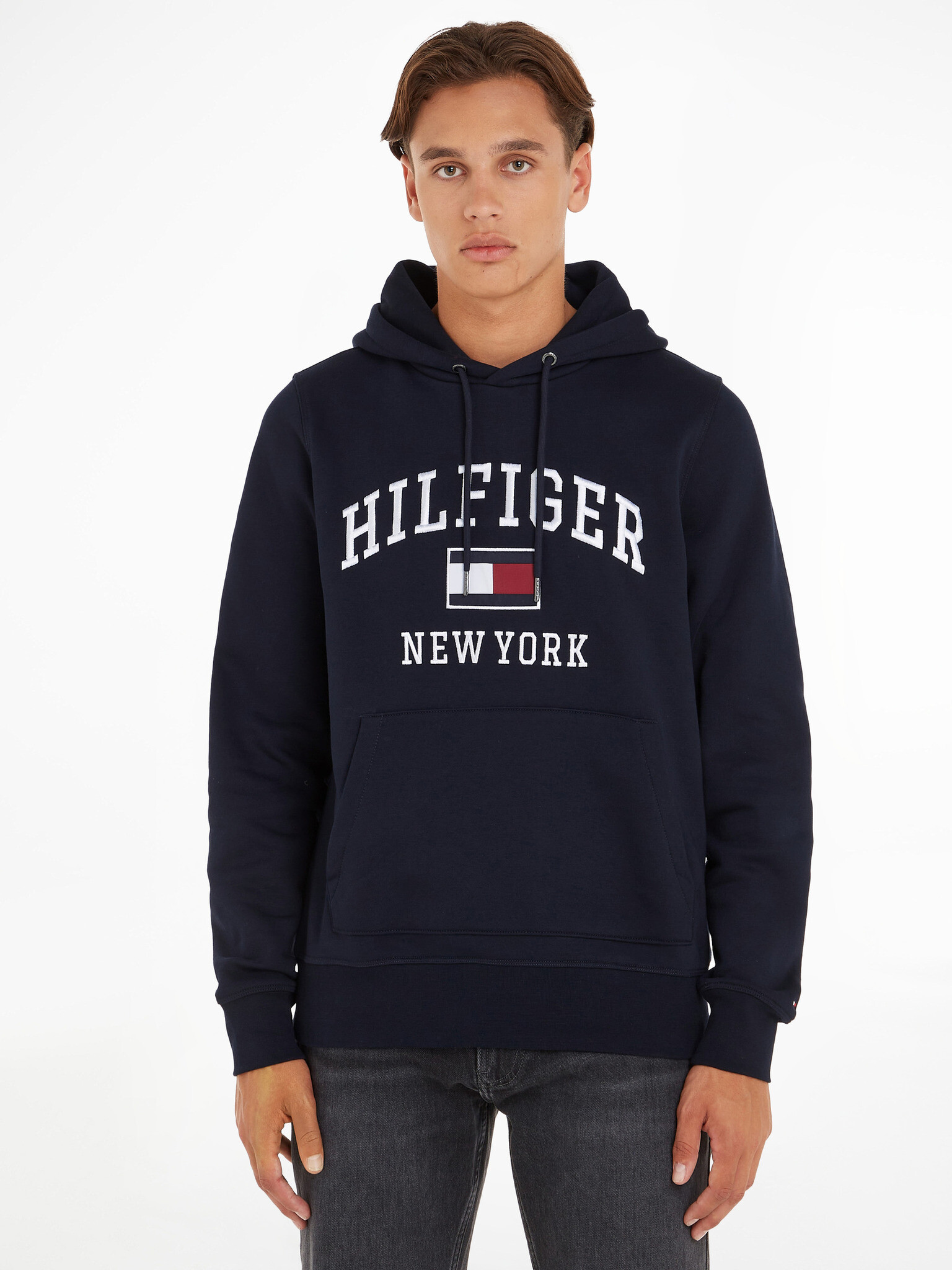 Tommy Hilfiger Pulover Modra - Pepit.si