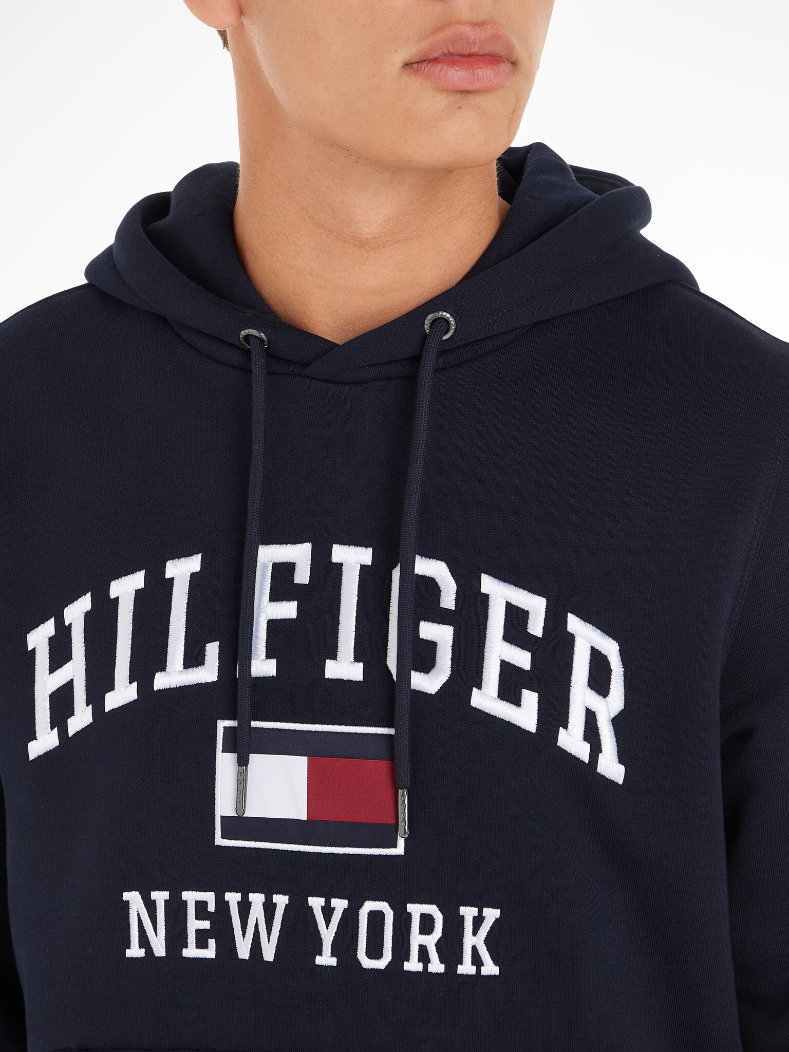 Tommy Hilfiger Pulover Modra - Pepit.si