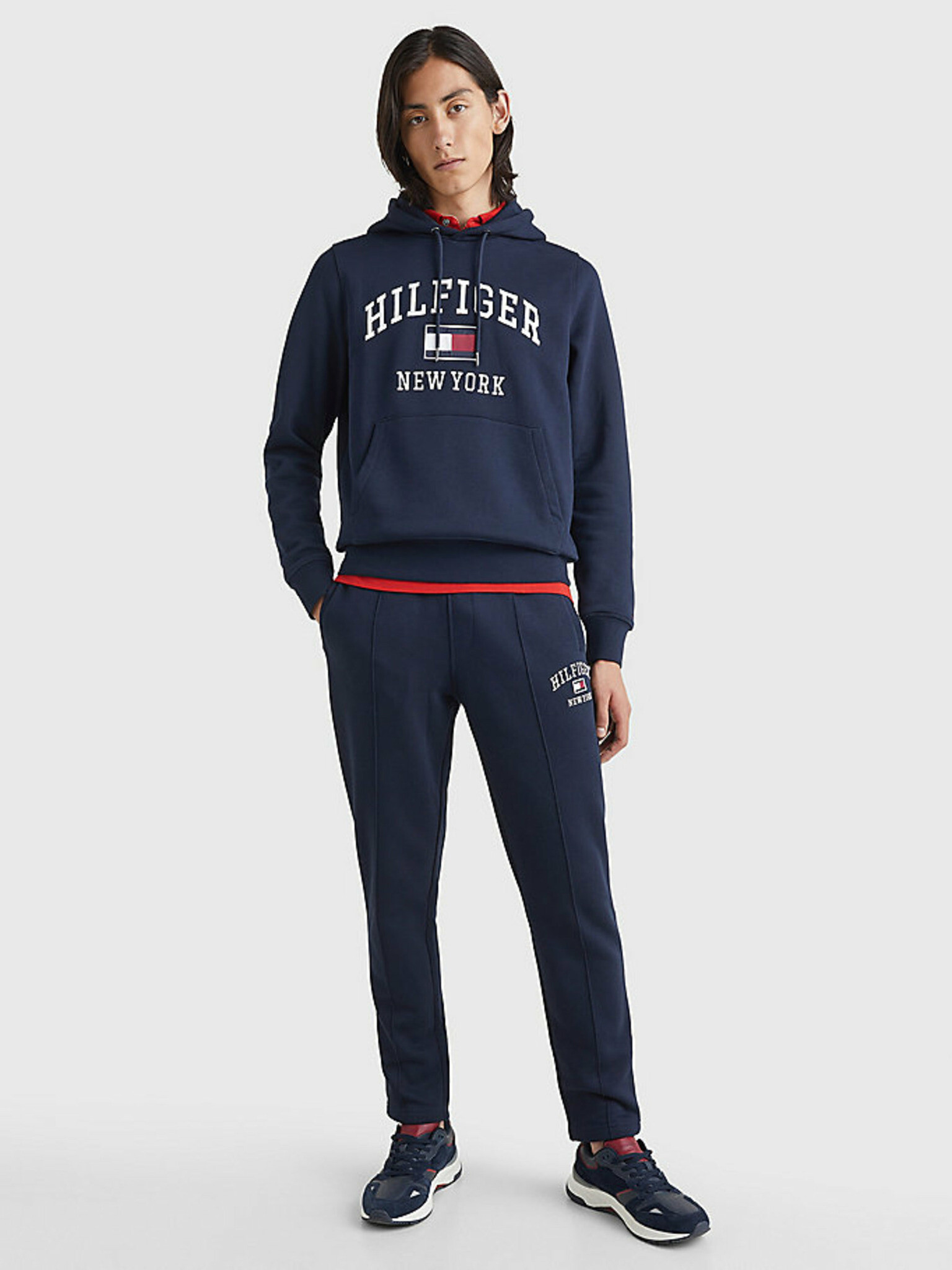 Tommy Hilfiger Pulover Modra - Pepit.si