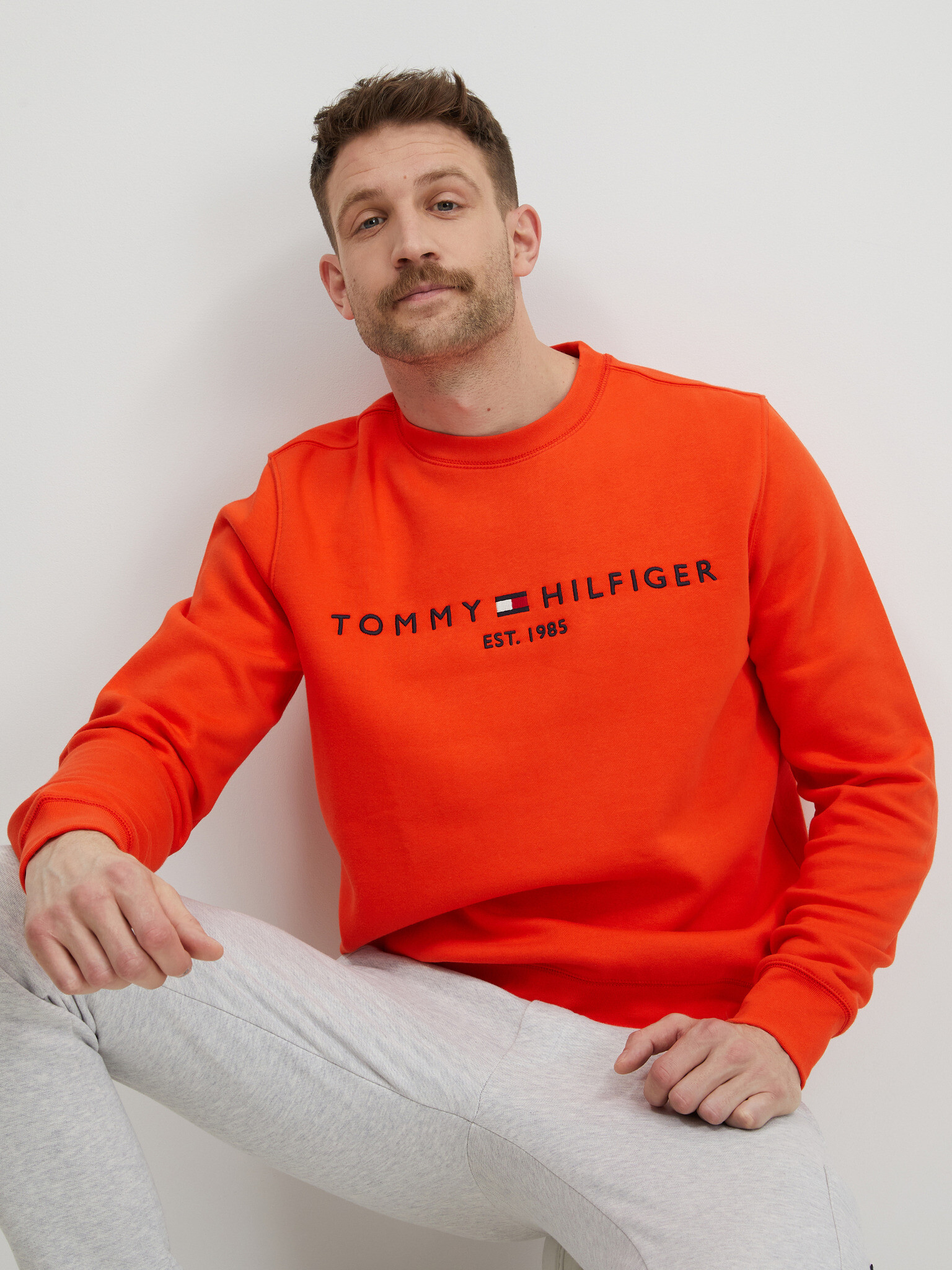 Tommy Hilfiger Pulover Oranžna - Pepit.si