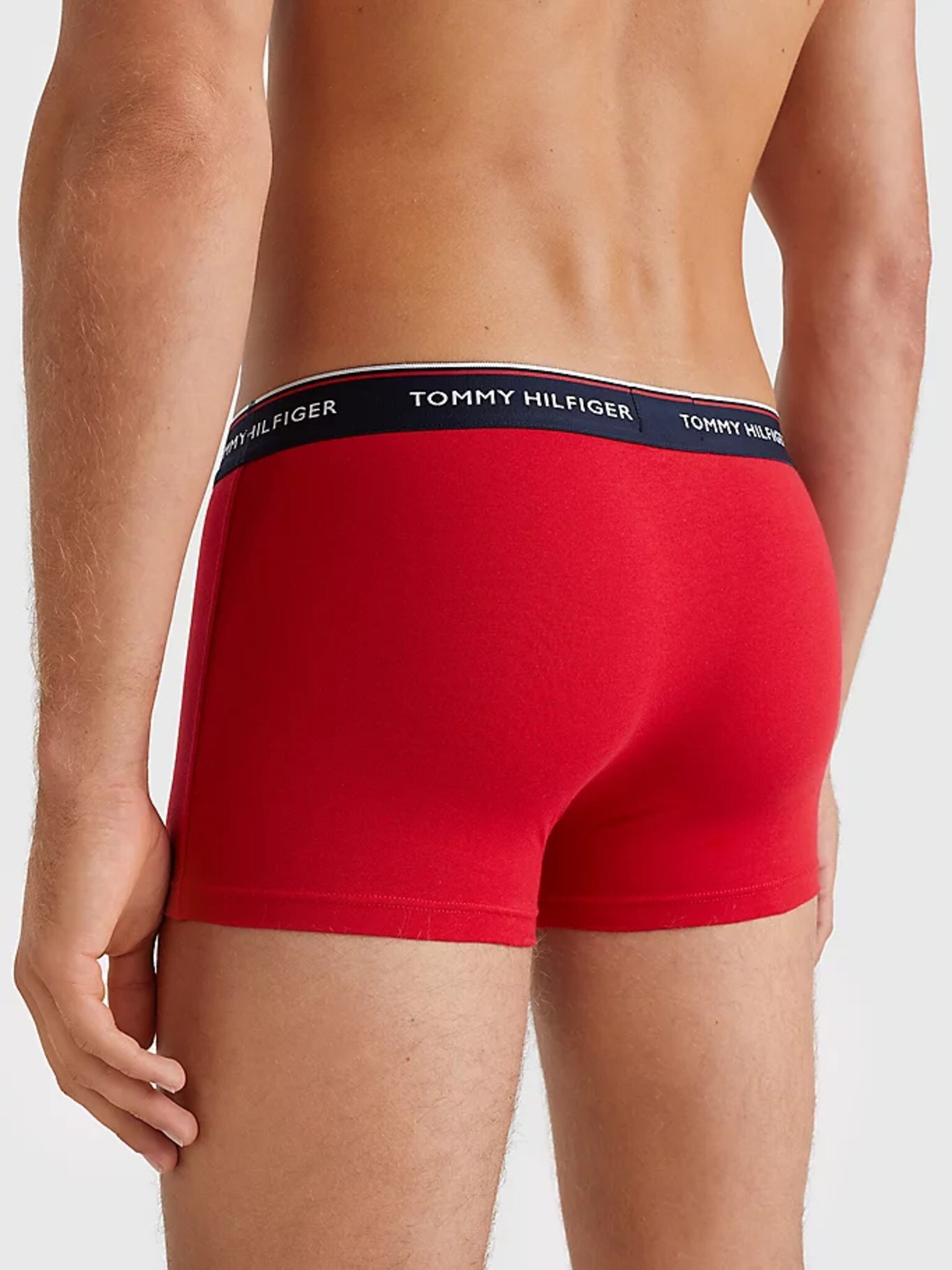 Tommy Hilfiger Underwear Oprijete boksarice 3 Piece Modra - Pepit.si