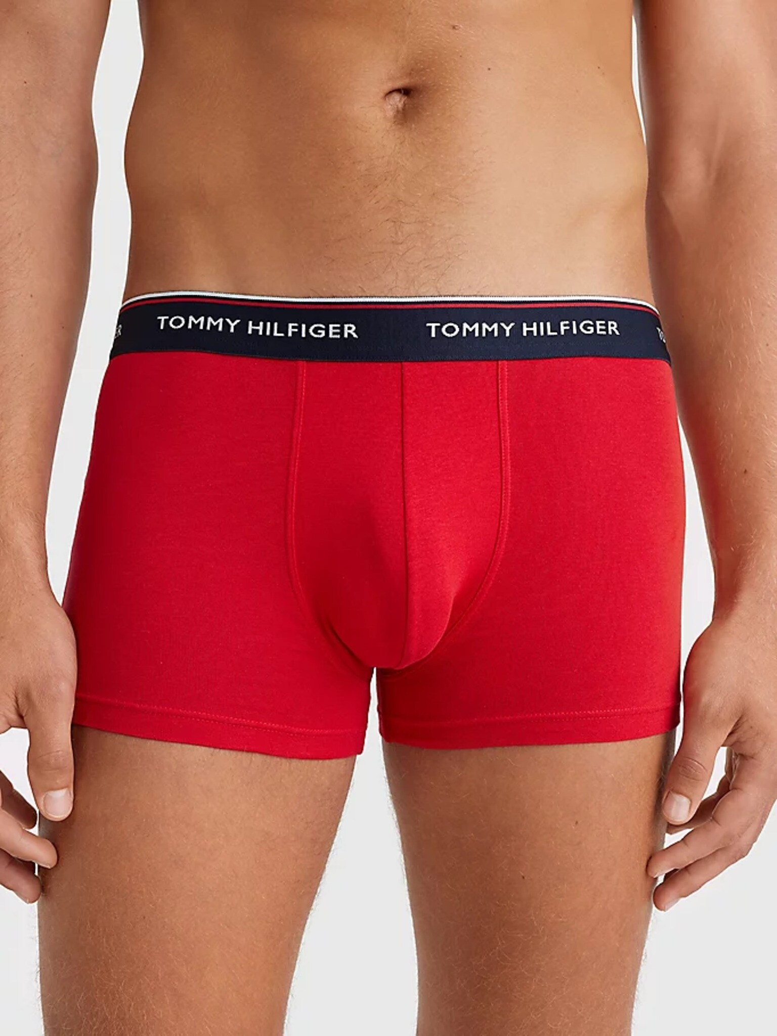 Tommy Hilfiger Underwear Oprijete boksarice 3 Piece Modra - Pepit.si