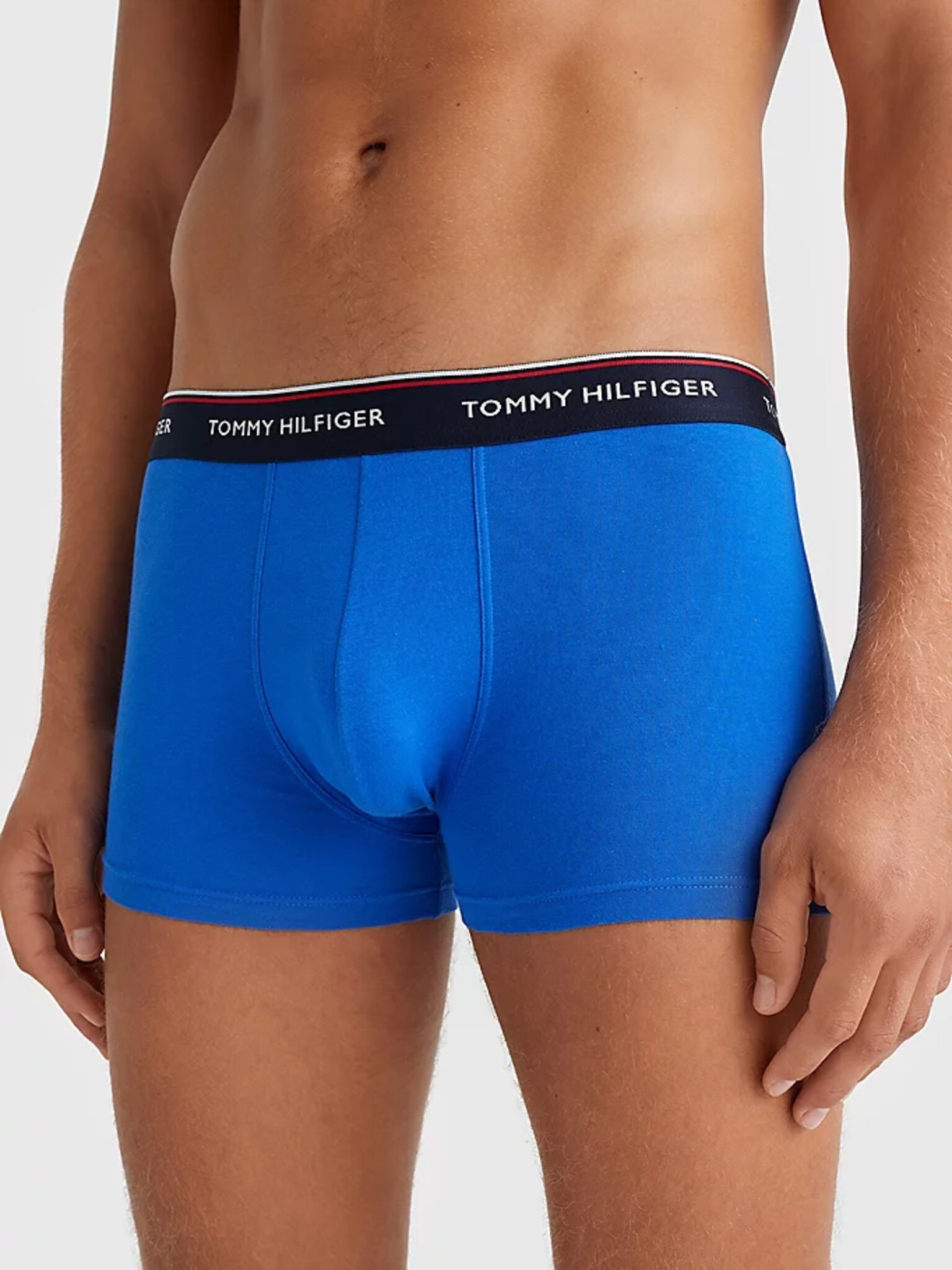 Tommy Hilfiger Underwear Oprijete boksarice 3 Piece Modra - Pepit.si