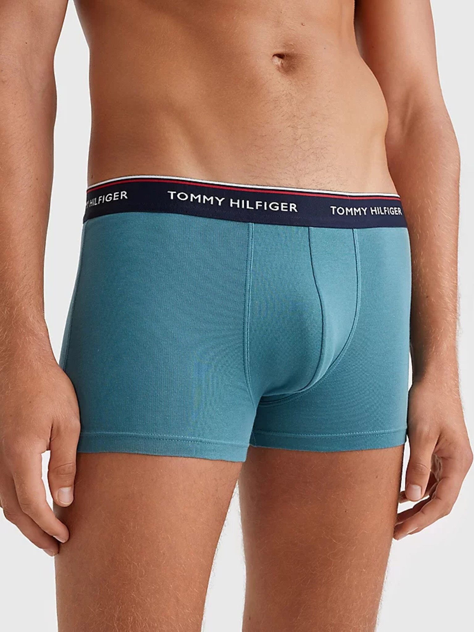 Tommy Hilfiger Underwear Oprijete boksarice 3 Piece Modra - Pepit.si