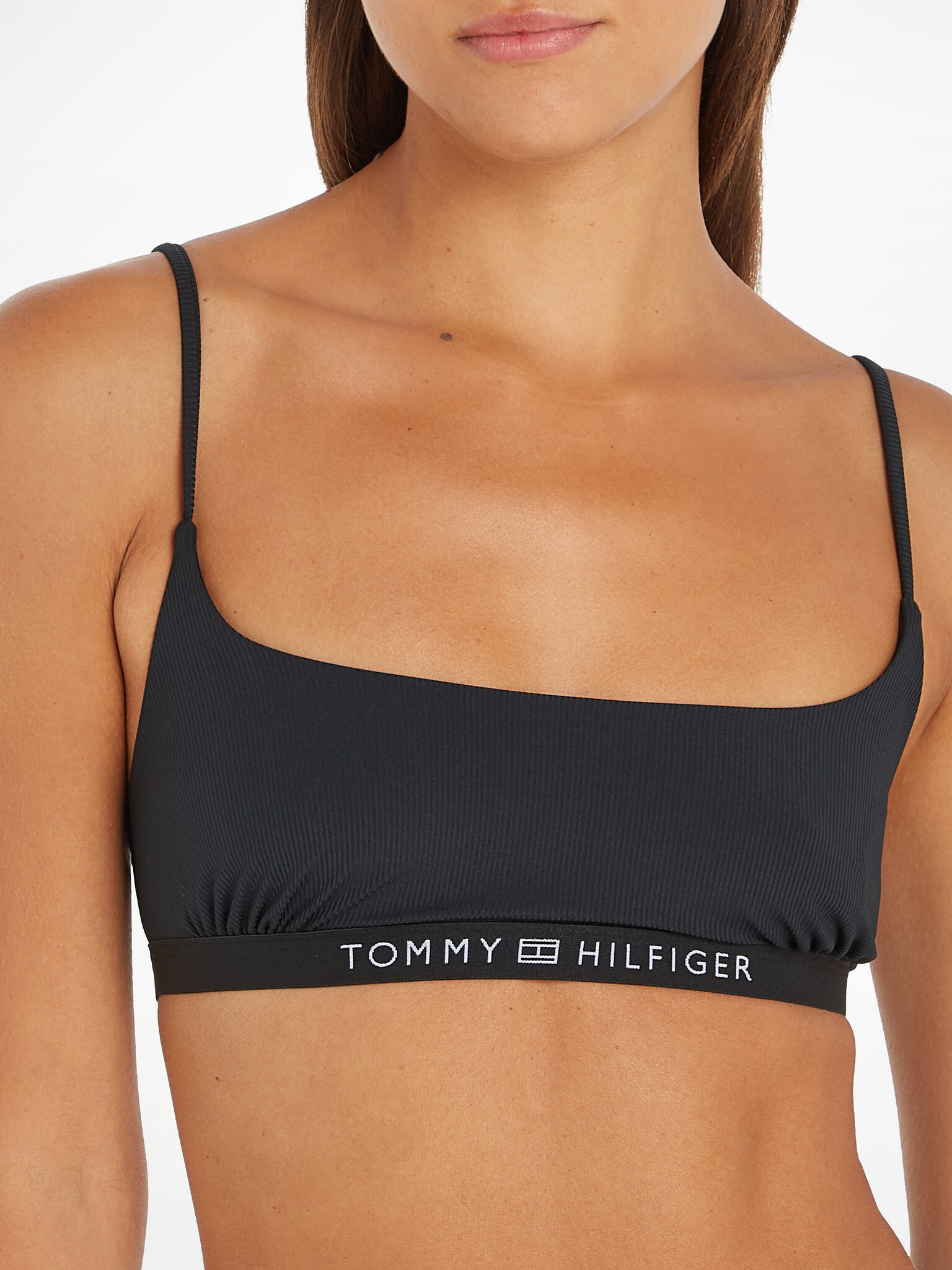 Tommy Hilfiger Underwear Zgornji del kopalk Črna - Pepit.si