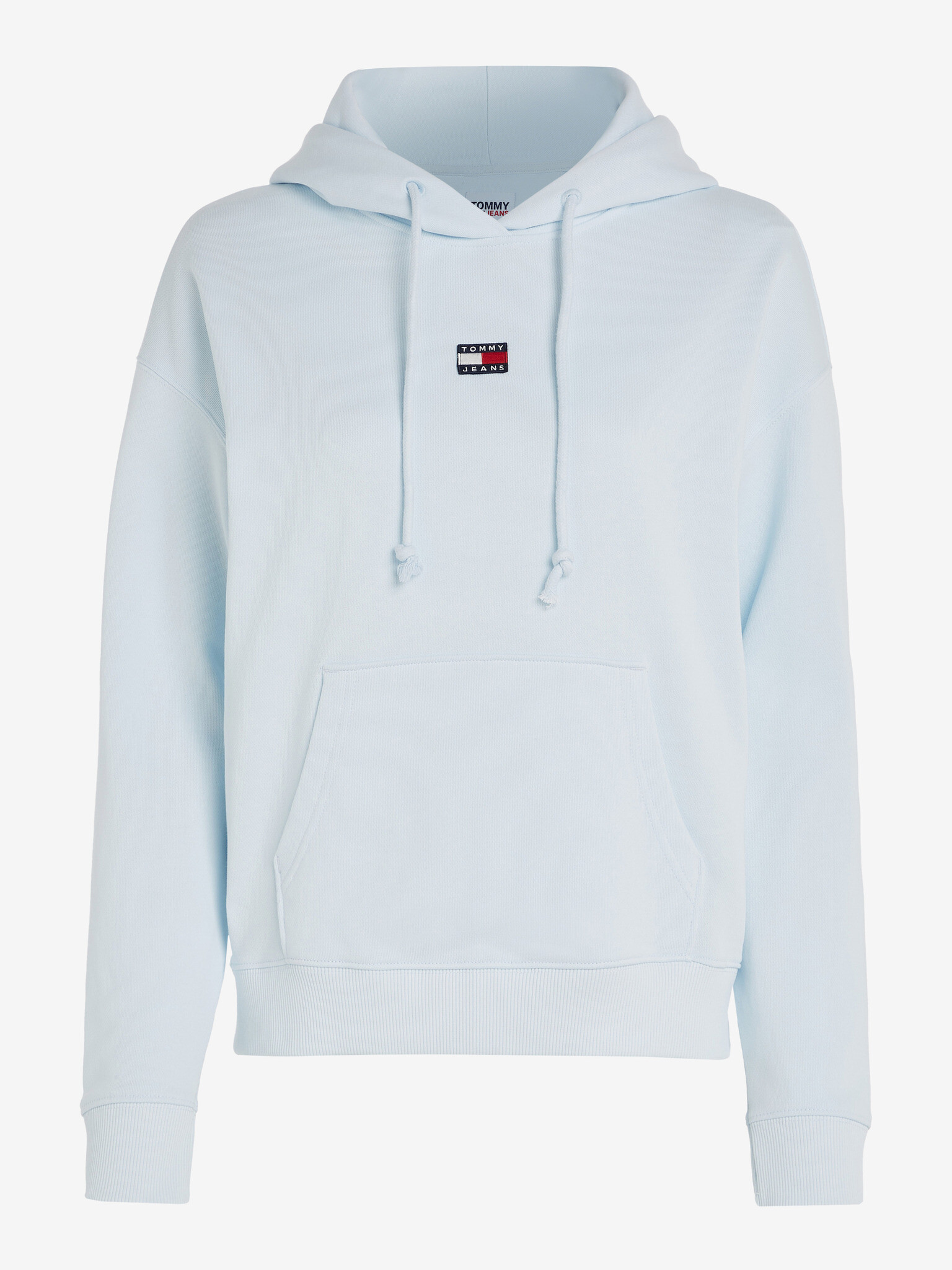 Tommy Jeans Badge Hoodie Pulover Modra - Pepit.si