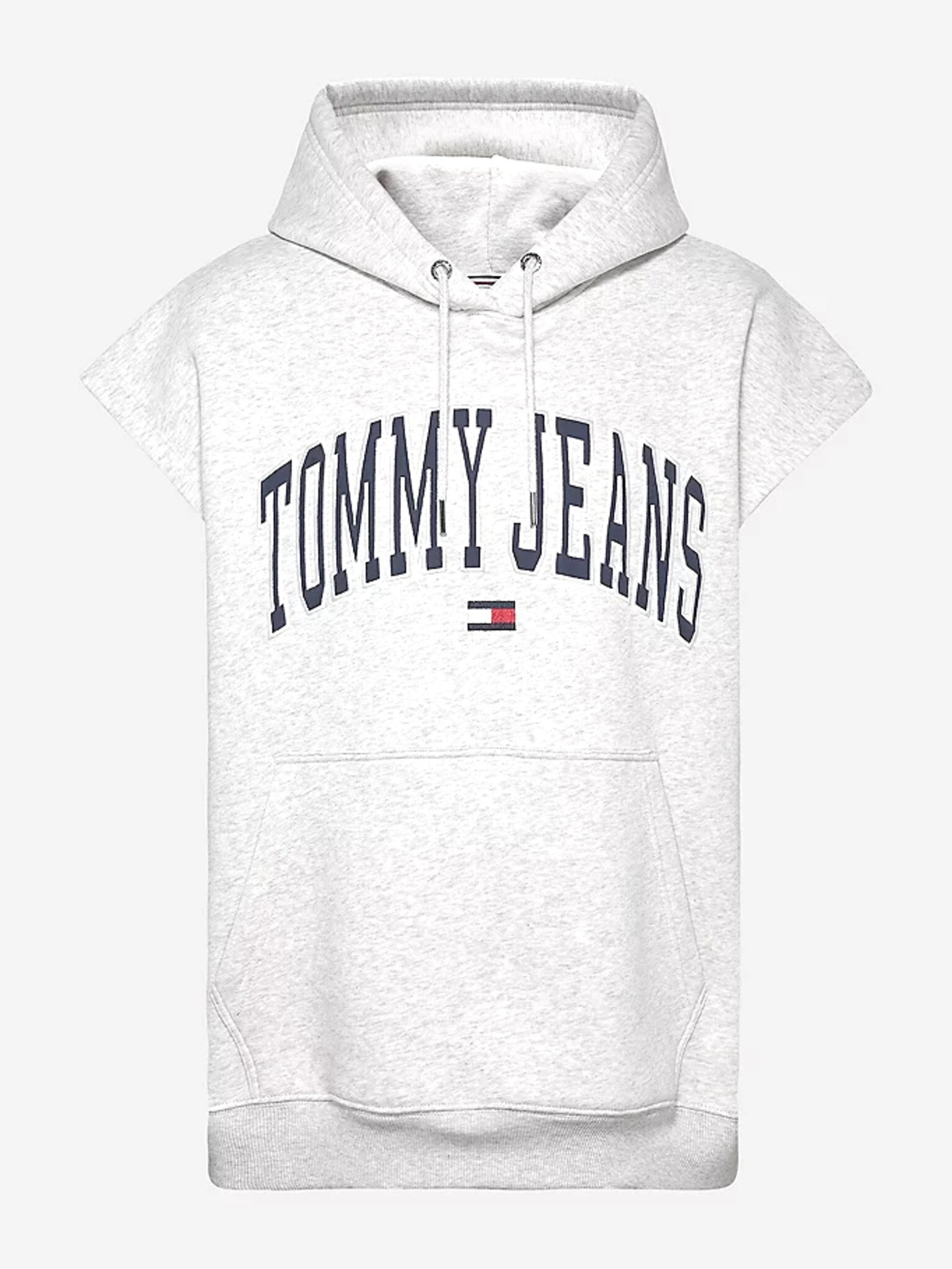 Tommy Jeans Collegiat Pulover Siva - Pepit.si