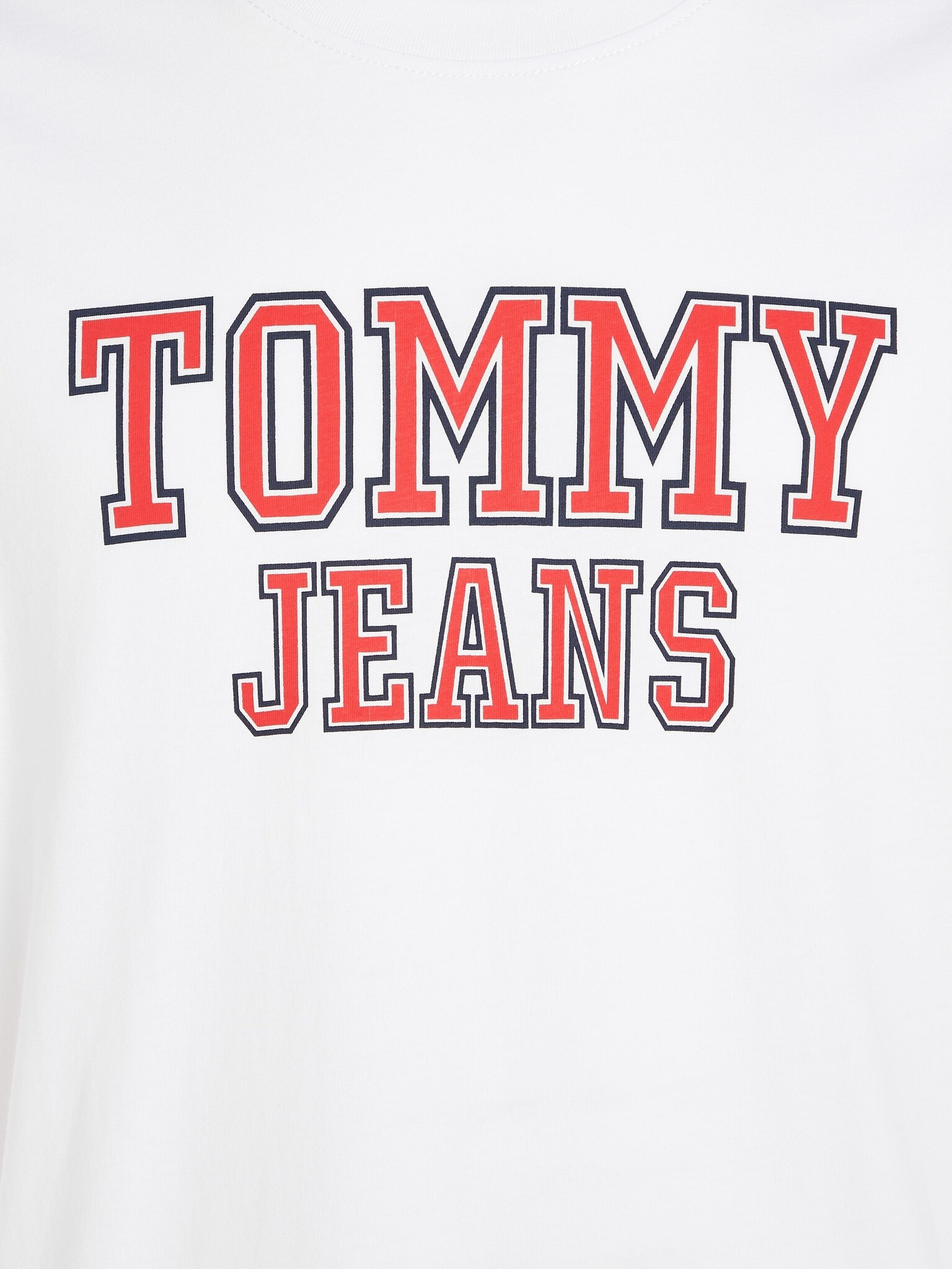 Tommy Jeans Essential Majica Bela - Pepit.si