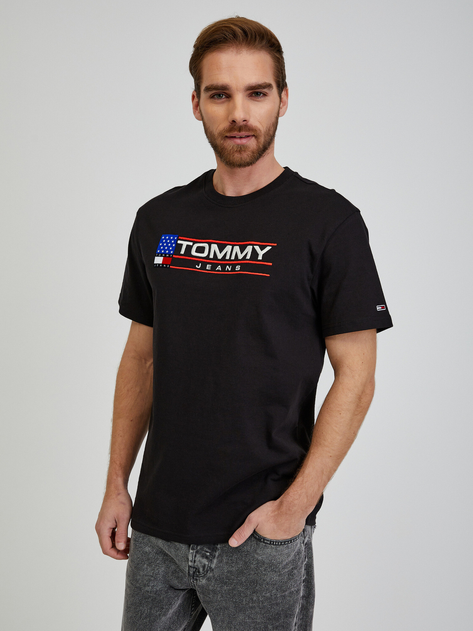 Tommy Jeans Majica Črna - Pepit.si