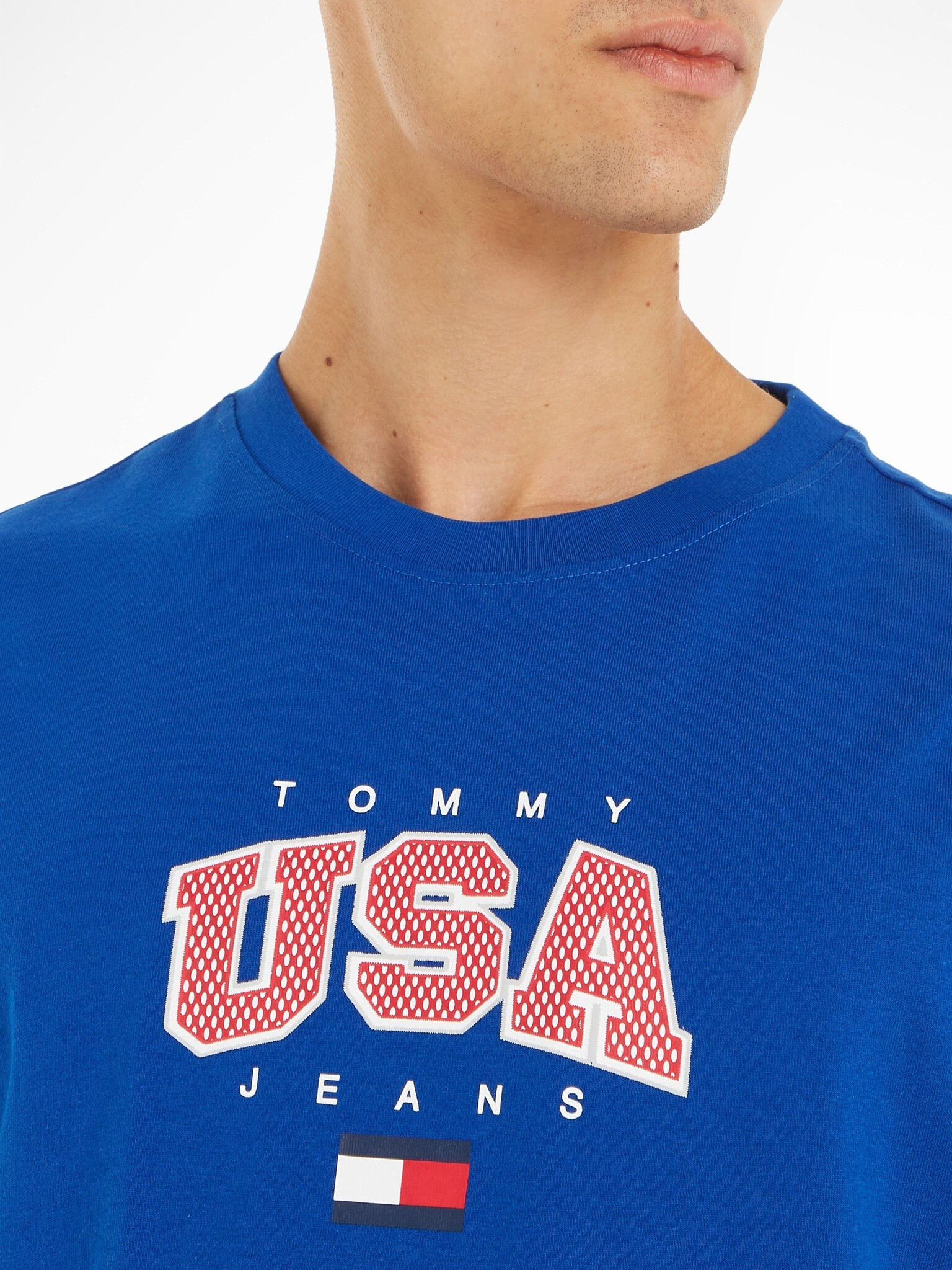 Tommy Jeans Modern Sport Majica Modra - Pepit.si