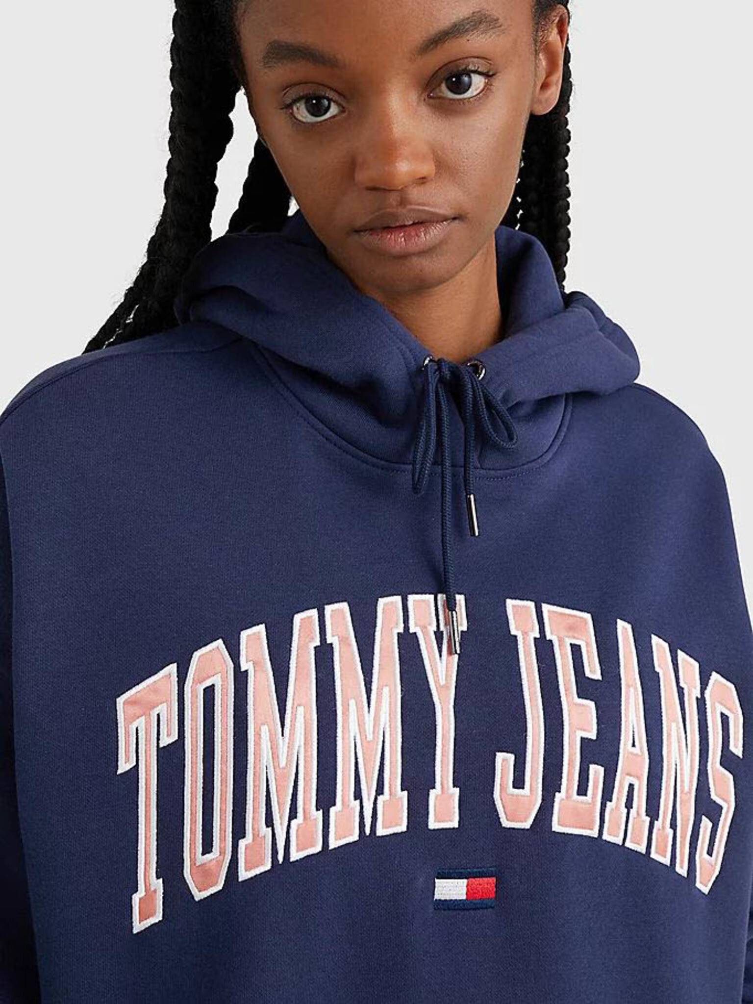 Tommy Jeans Obleka Modra - Pepit.si