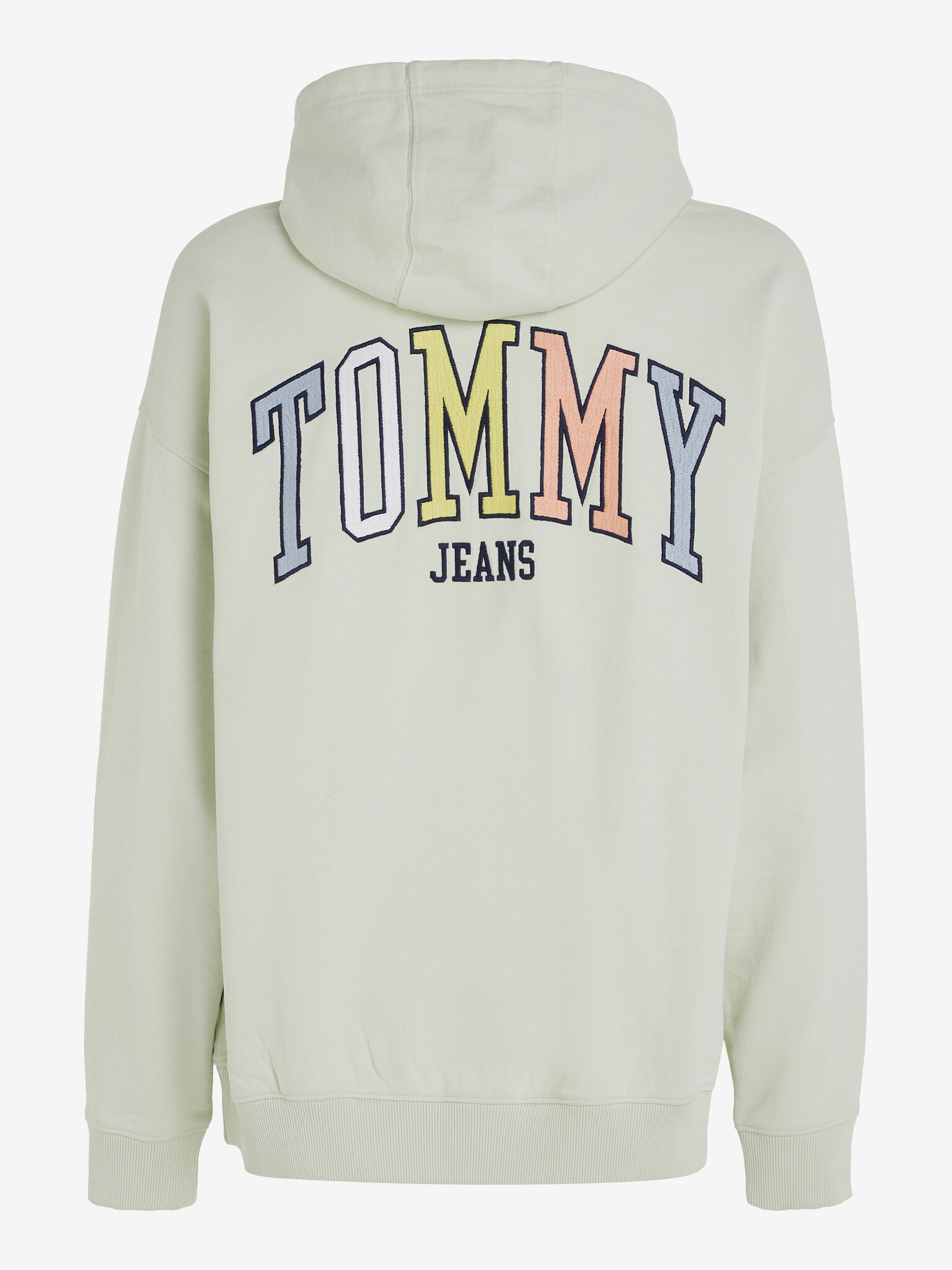 Tommy Jeans OVZ College Hoodie Pulover Zelena - Pepit.si