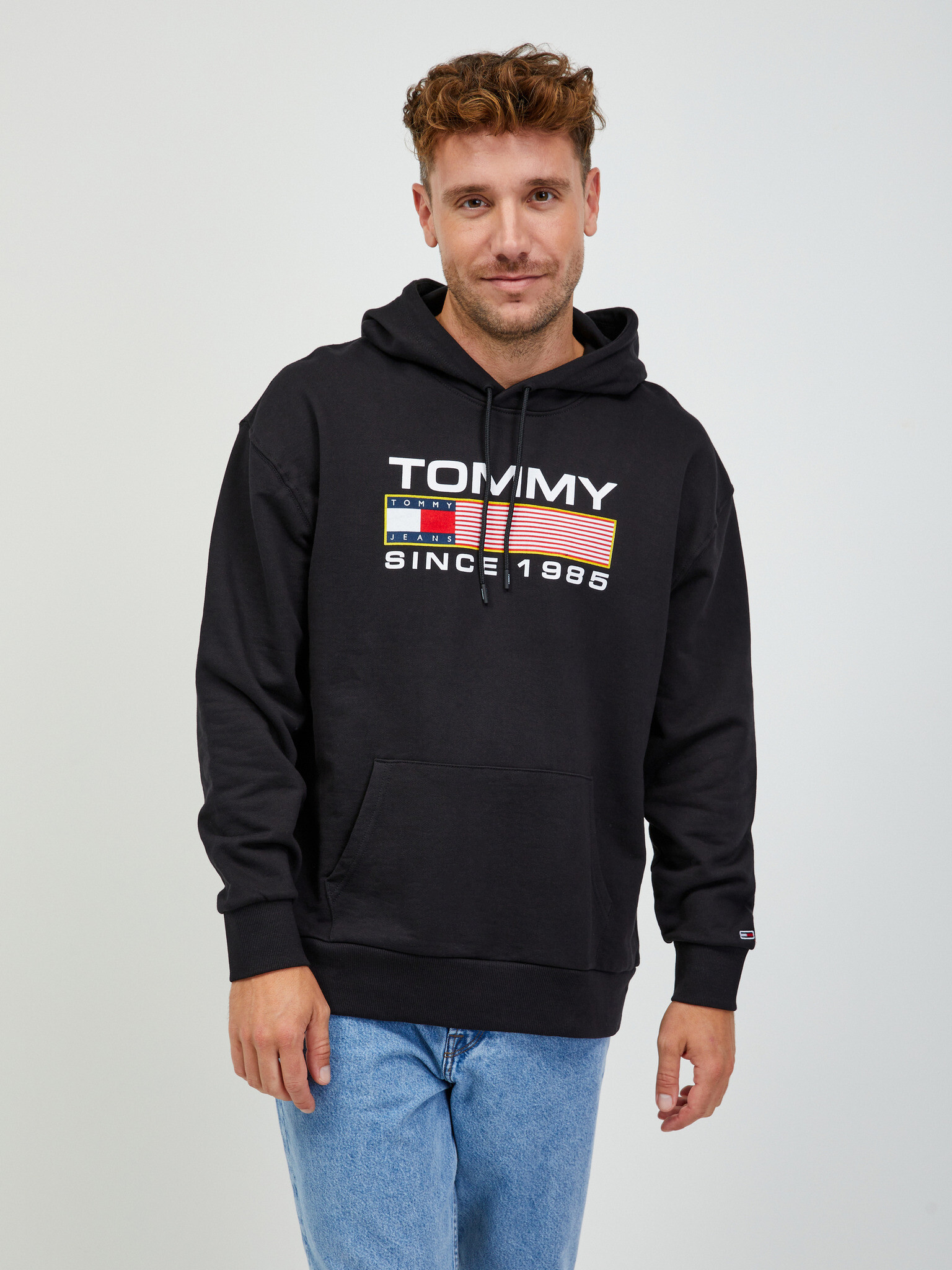 Tommy Jeans Pulover Črna - Pepit.si