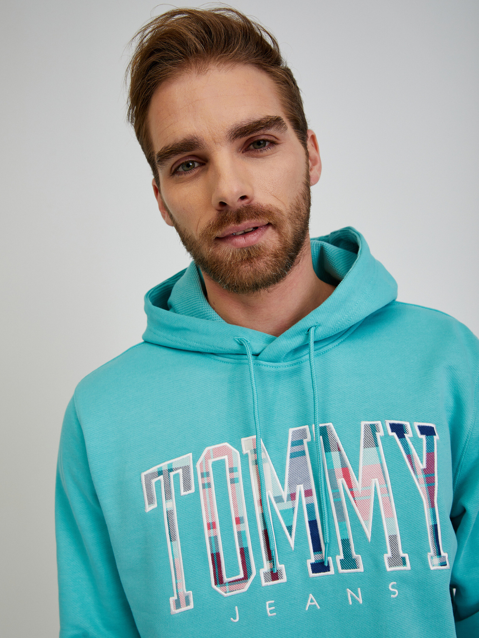 Tommy Jeans Pulover Modra - Pepit.si