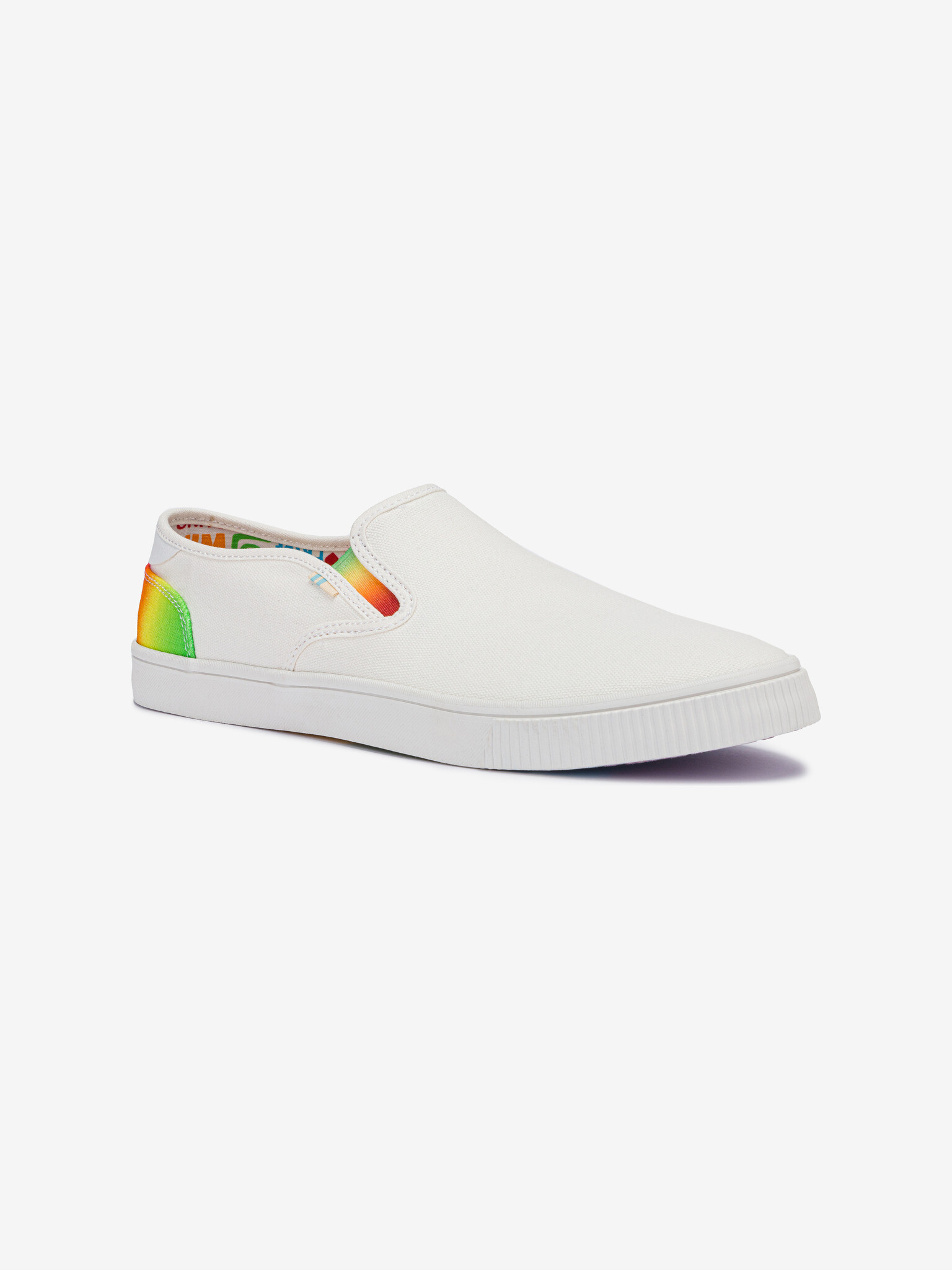 TOMS Unity Canvas Slip On Bela - Pepit.si