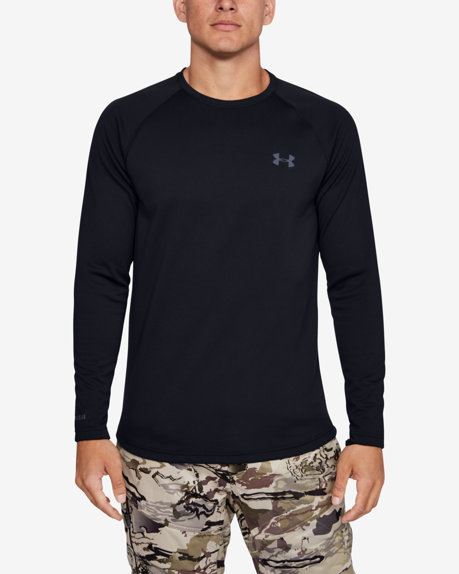 Under Armour ColdGear® Base 4.0 Crew Majica Črna - Pepit.si