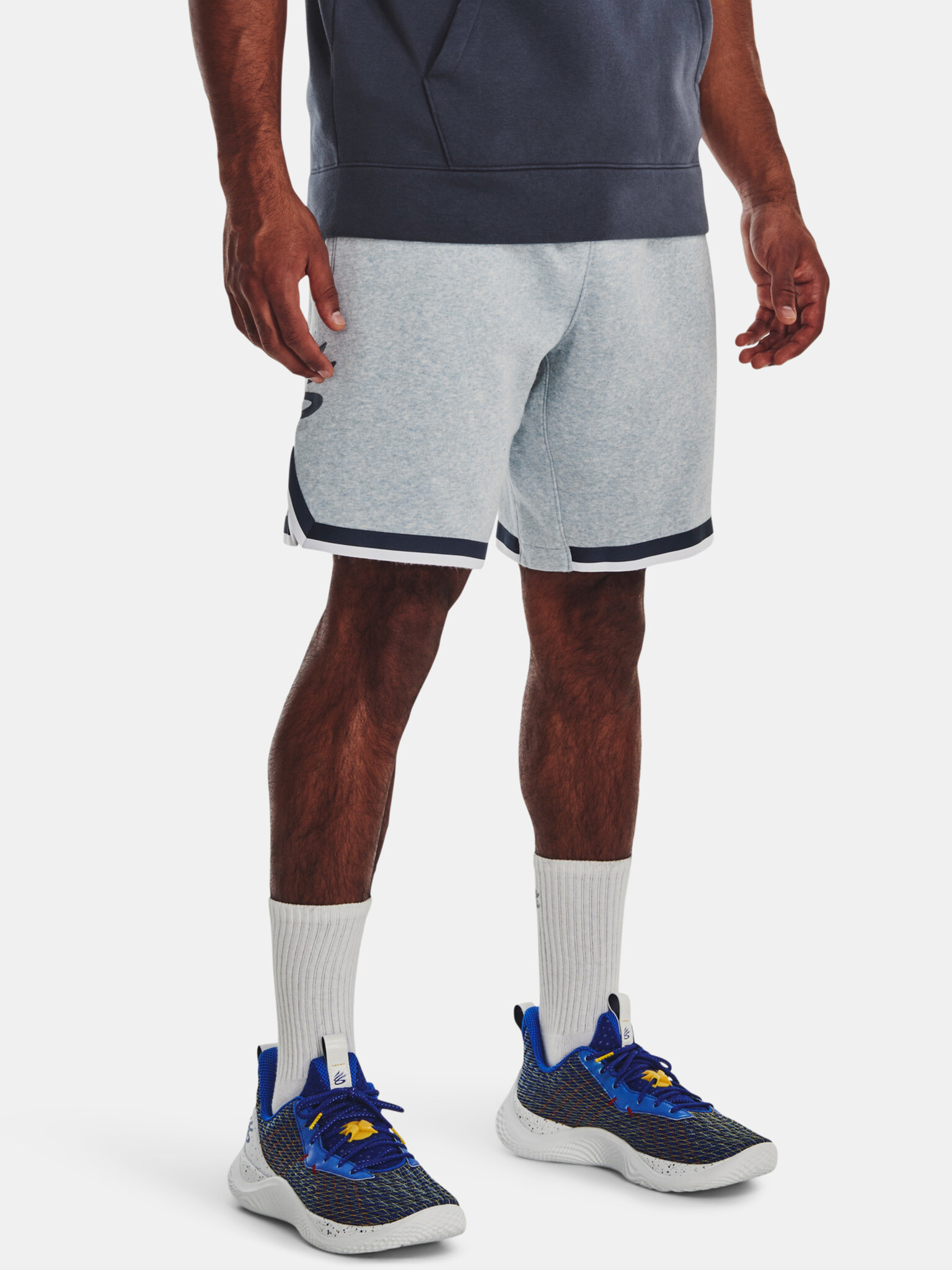 Under Armour Curry Fleece 9'' Short-BLU Kratke hlače Modra - Pepit.si