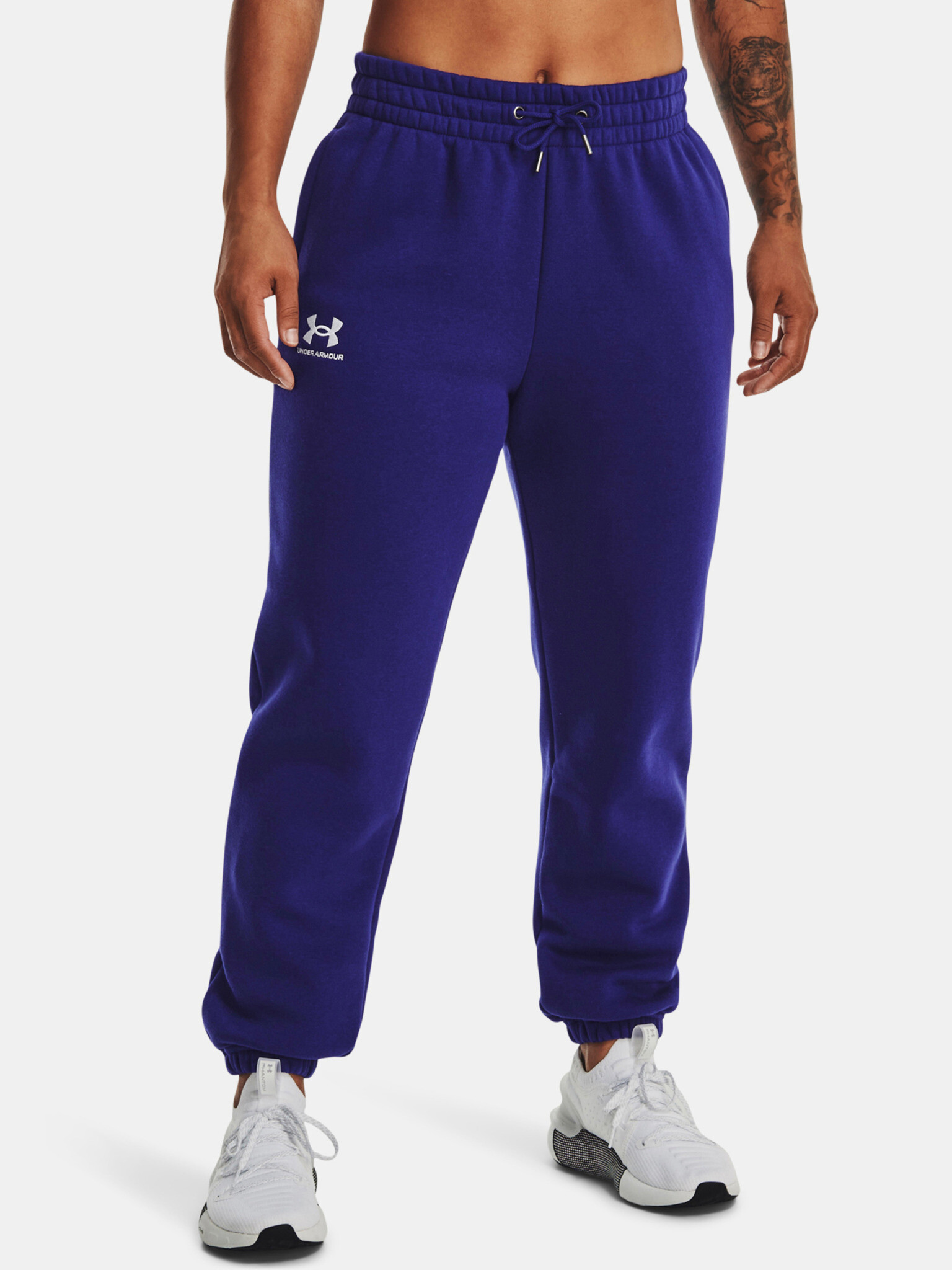 Under Armour Essential Fleece Spodnji del trenirke Modra - Pepit.si