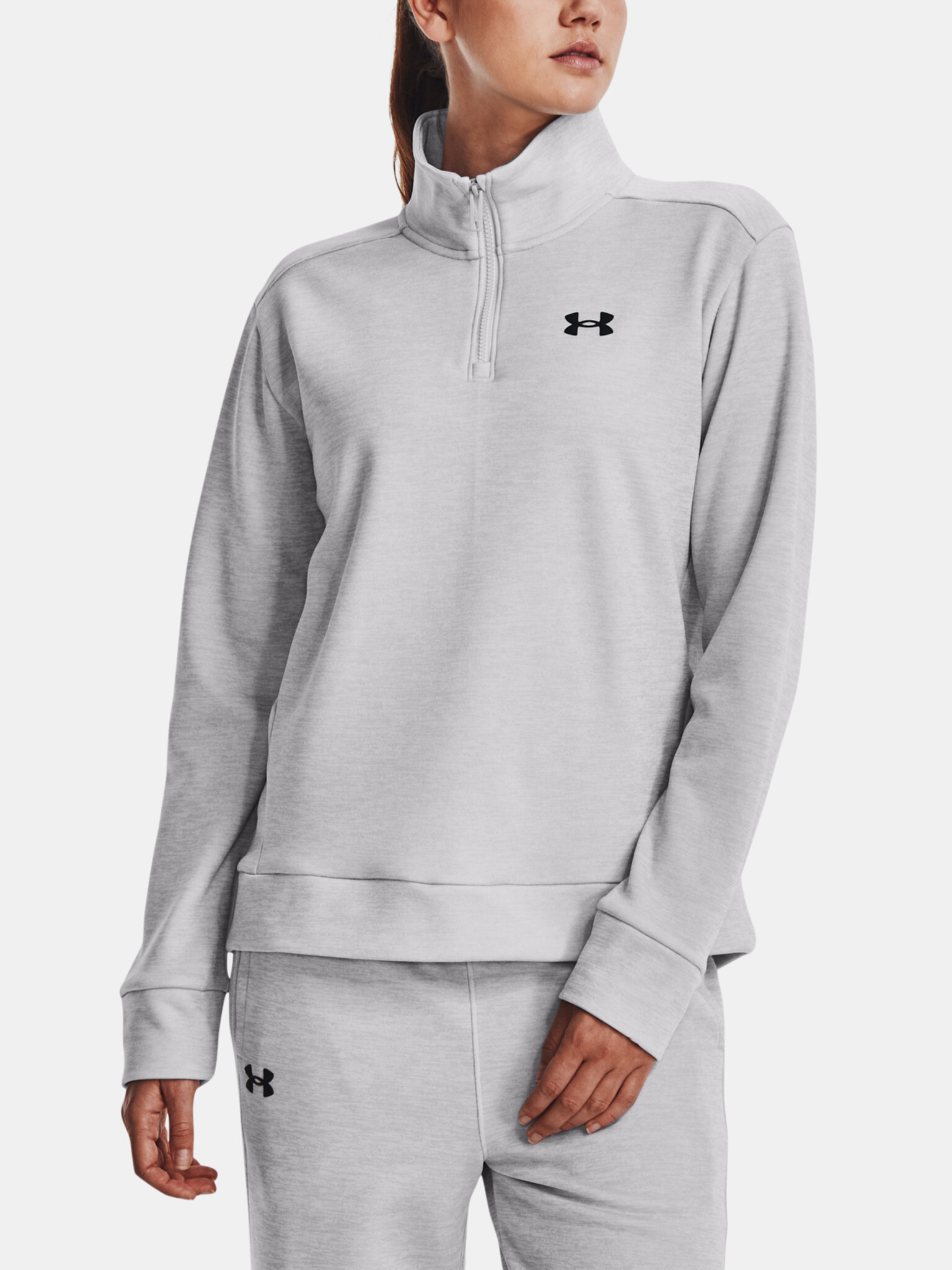 Under Armour Fleece QZ Pulover Siva - Pepit.si