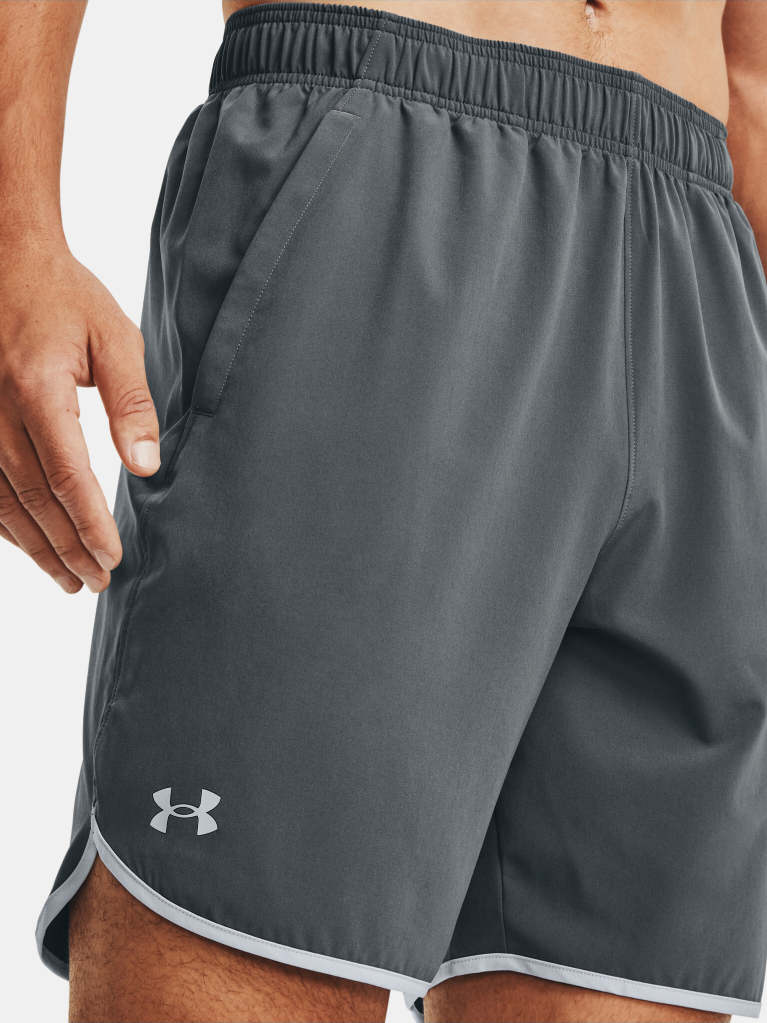 Under Armour HIIT Woven Kratke hlače Siva - Pepit.si