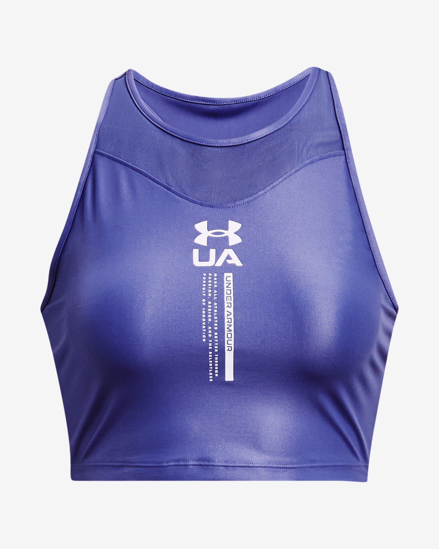 Under Armour Iso Chill Crop Top Modra - Pepit.si