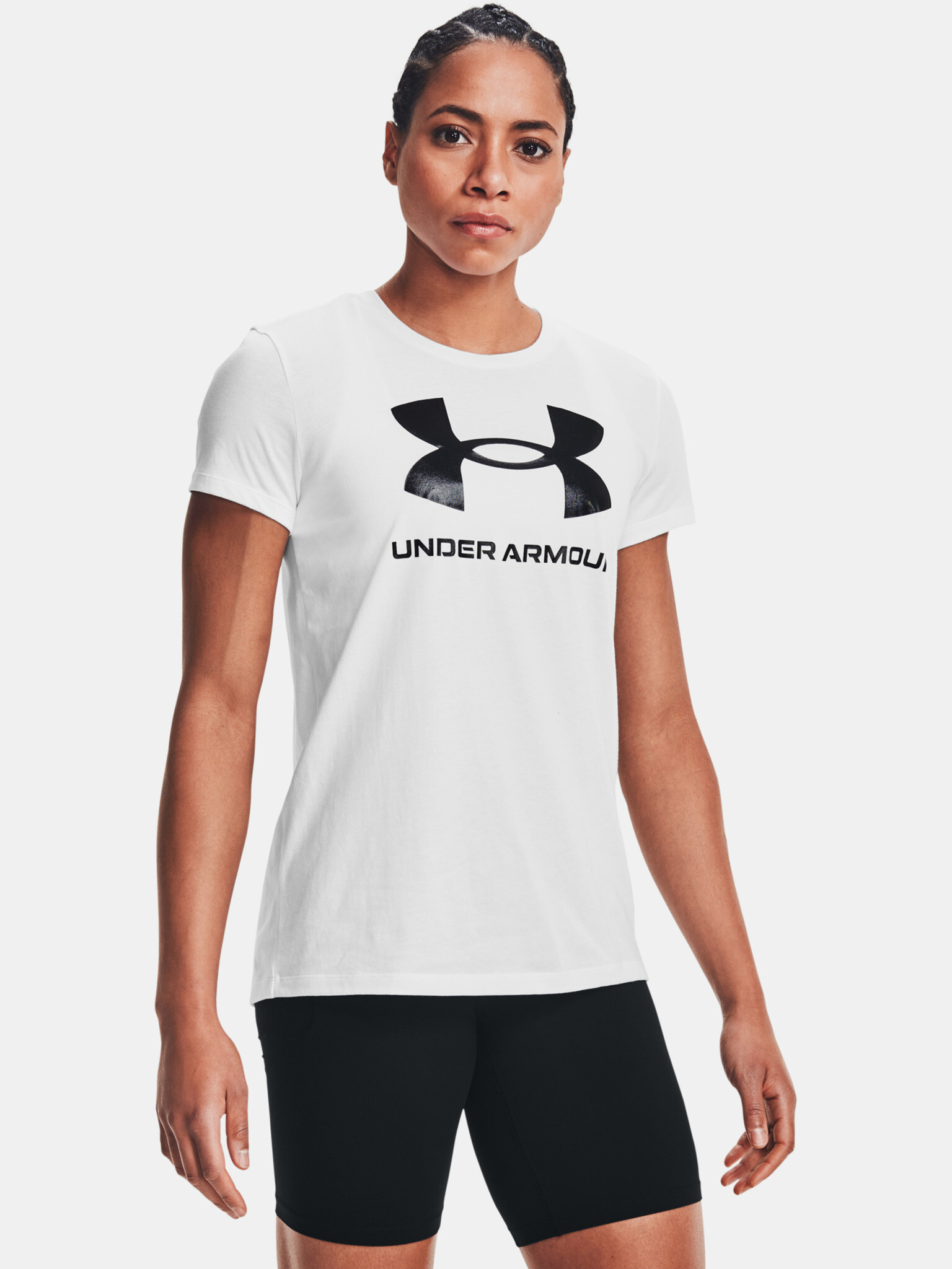 Under Armour Live Sportstyle Graphic SSC Majica Bela - Pepit.si