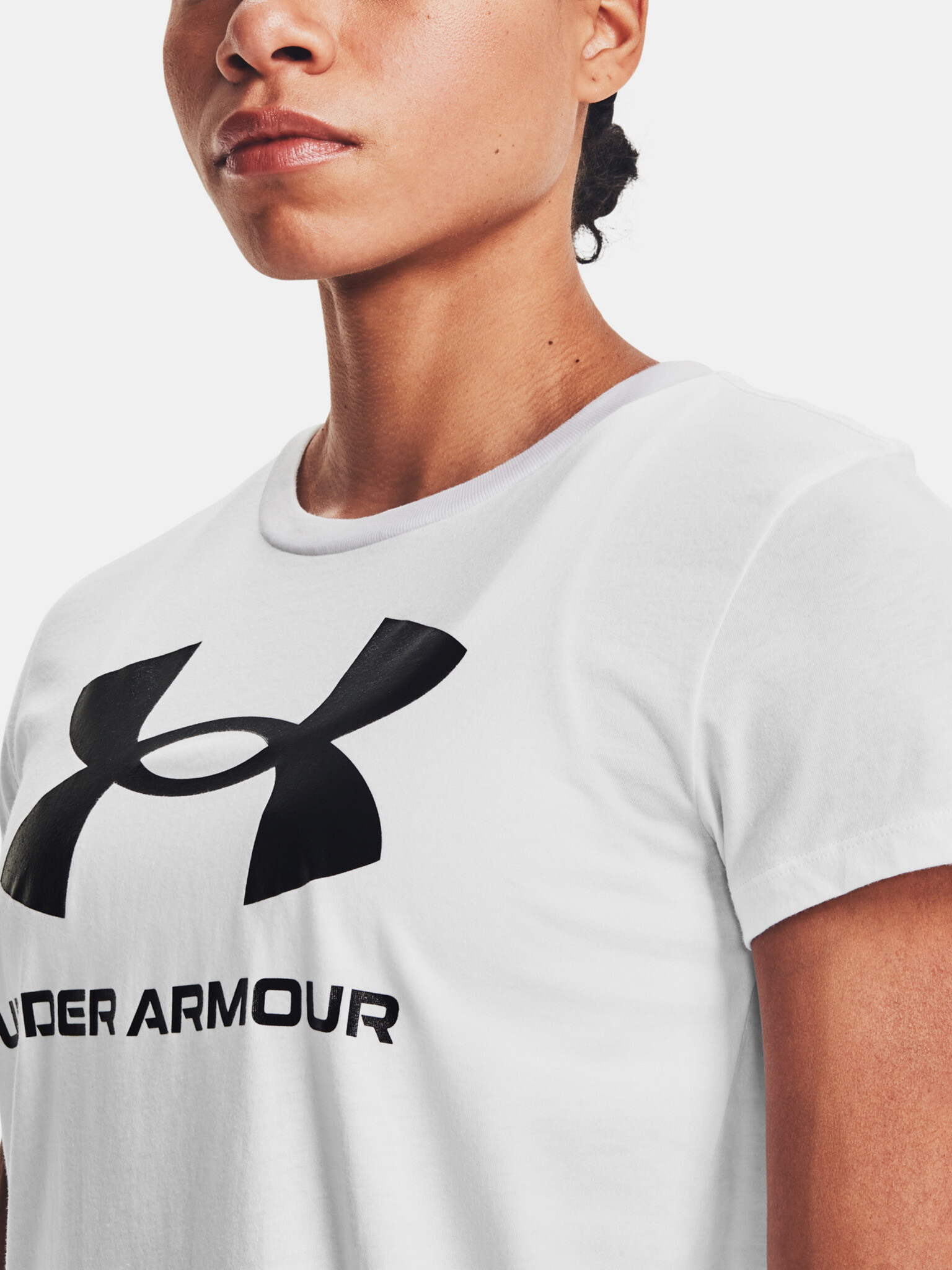 Under Armour Live Sportstyle Graphic SSC Majica Bela - Pepit.si