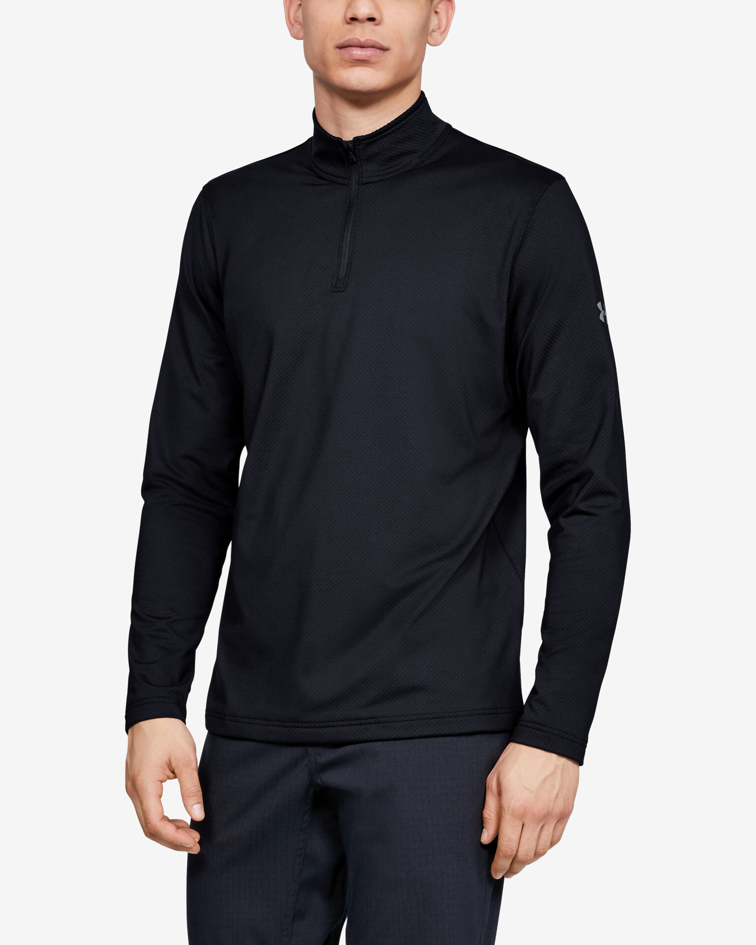 Under Armour LW ¼ Zip Majica Črna - Pepit.si