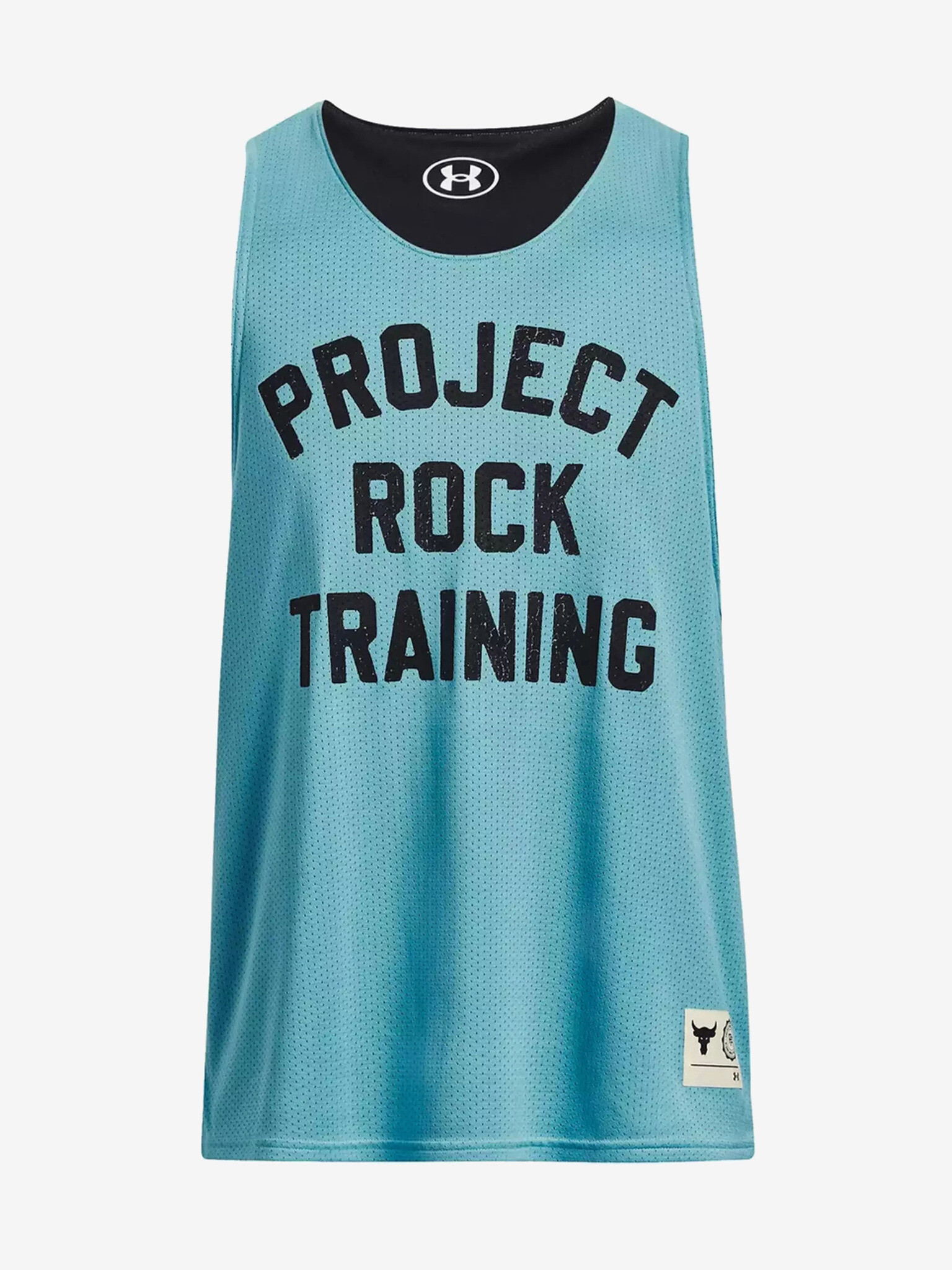 Under Armour Project Rock Majica brez rokavov Modra - Pepit.si